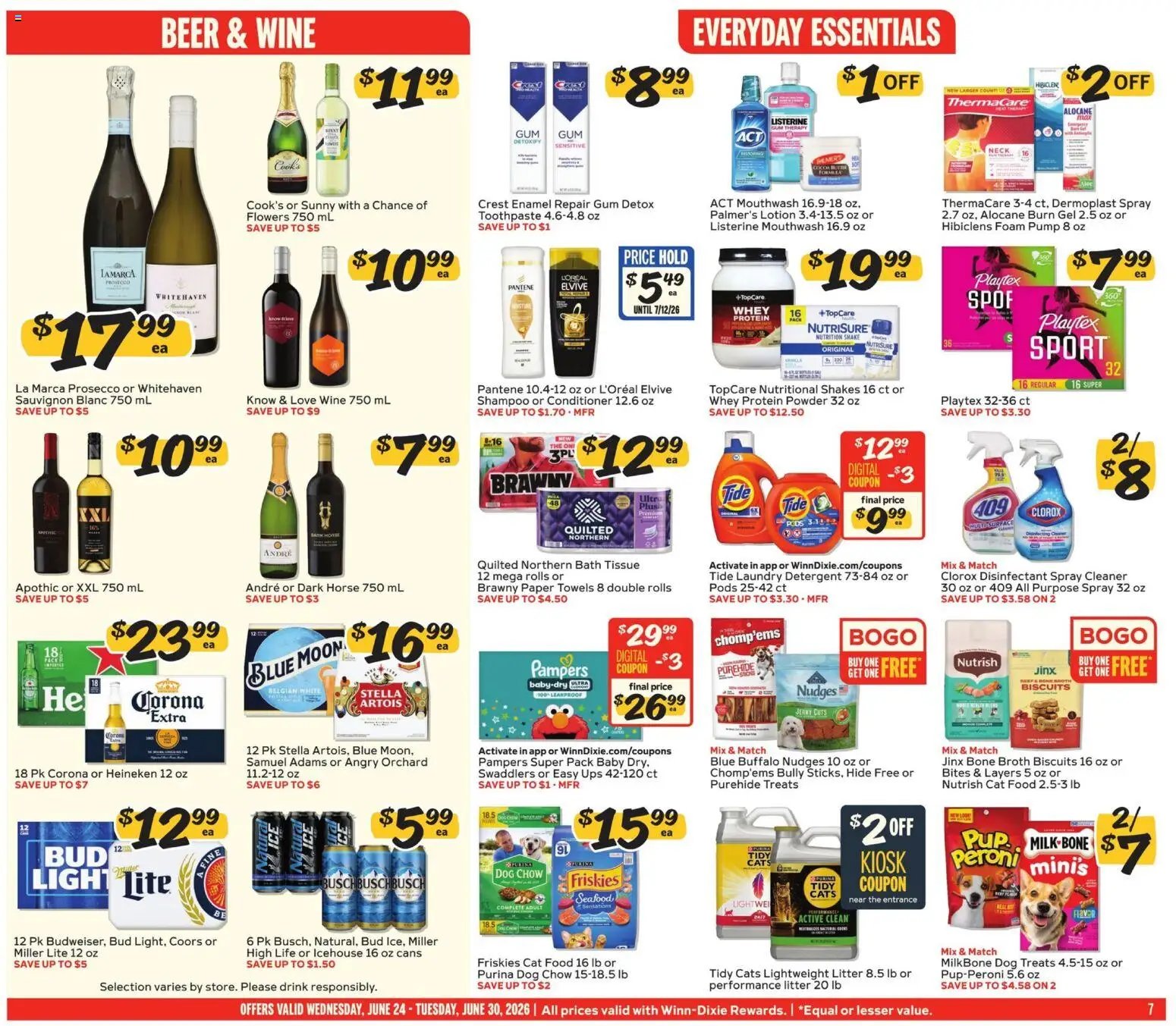 Winn Dixie offer from 06/24/2026 Winn Dixie Weekly Ad