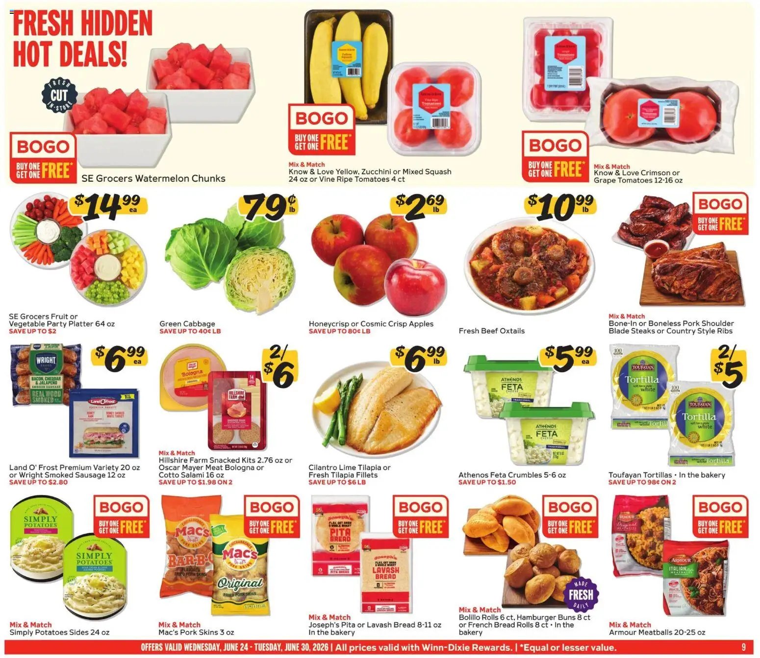 Winn Dixie offer from 06/24/2026 Winn Dixie Weekly Ad