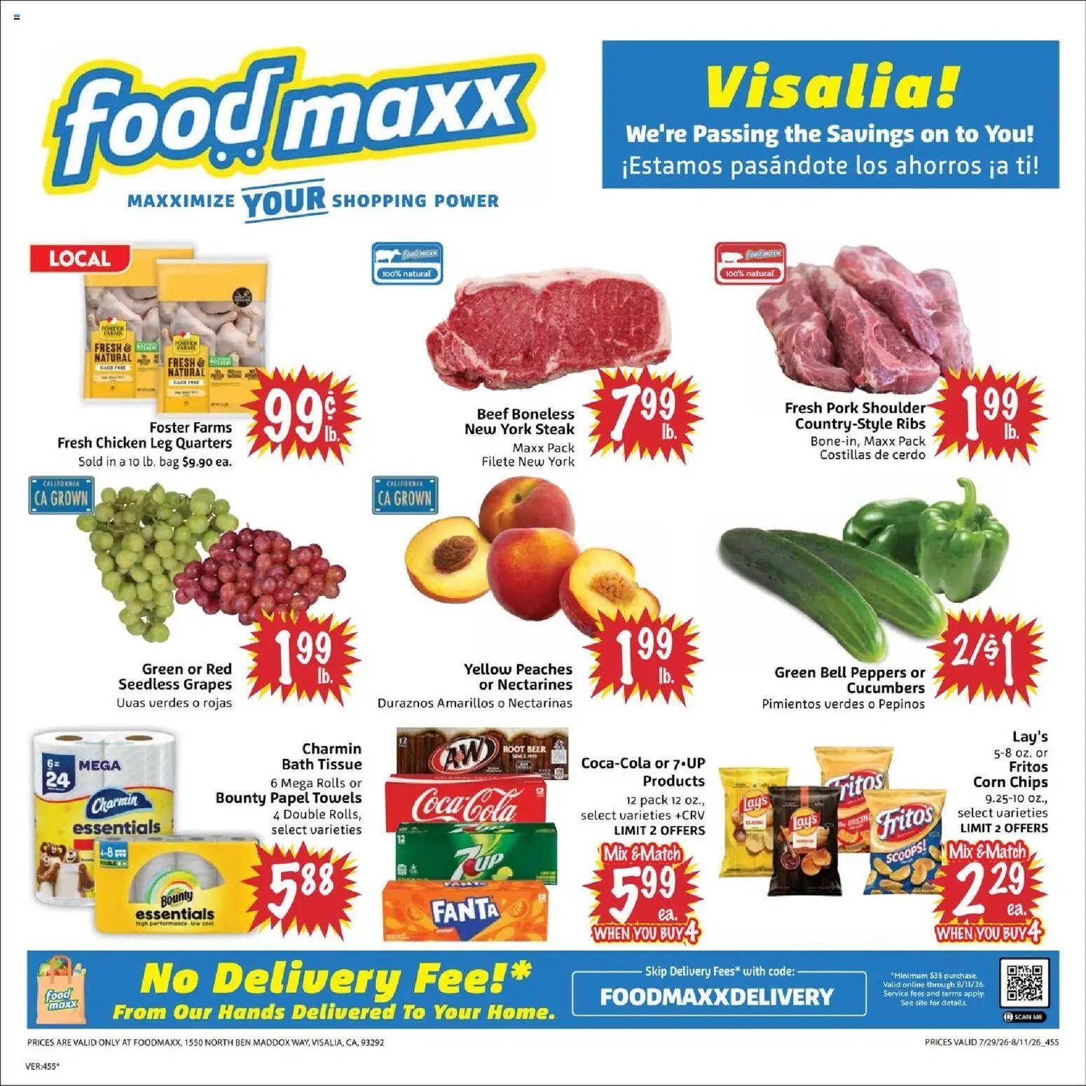 FoodMaxx offer from 07/29/2026 FoodMaxx Weekly Ad - CA
