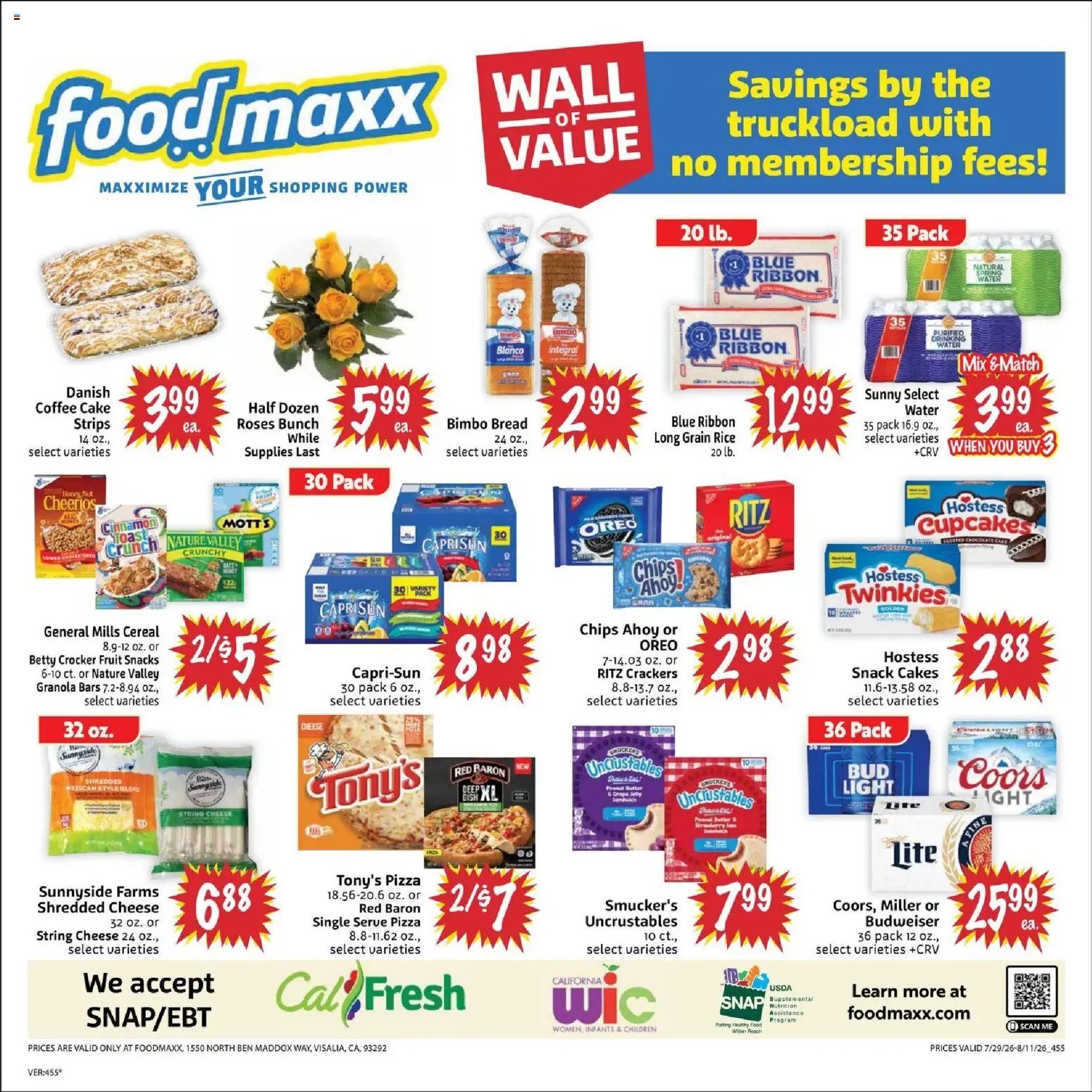 FoodMaxx offer from 07/29/2026 FoodMaxx Weekly Ad - CA