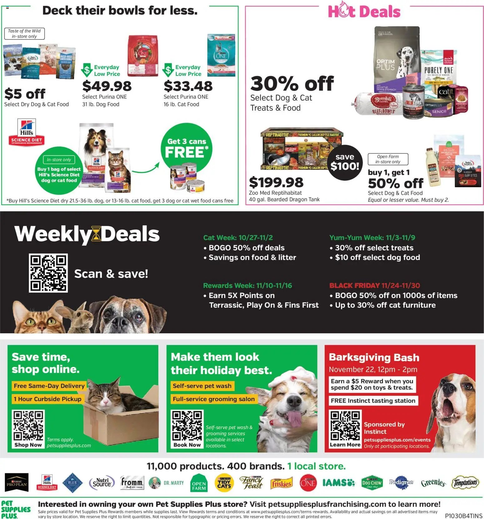 Pet Supplies Plus offer from 10/30/2025 Weekly Ad