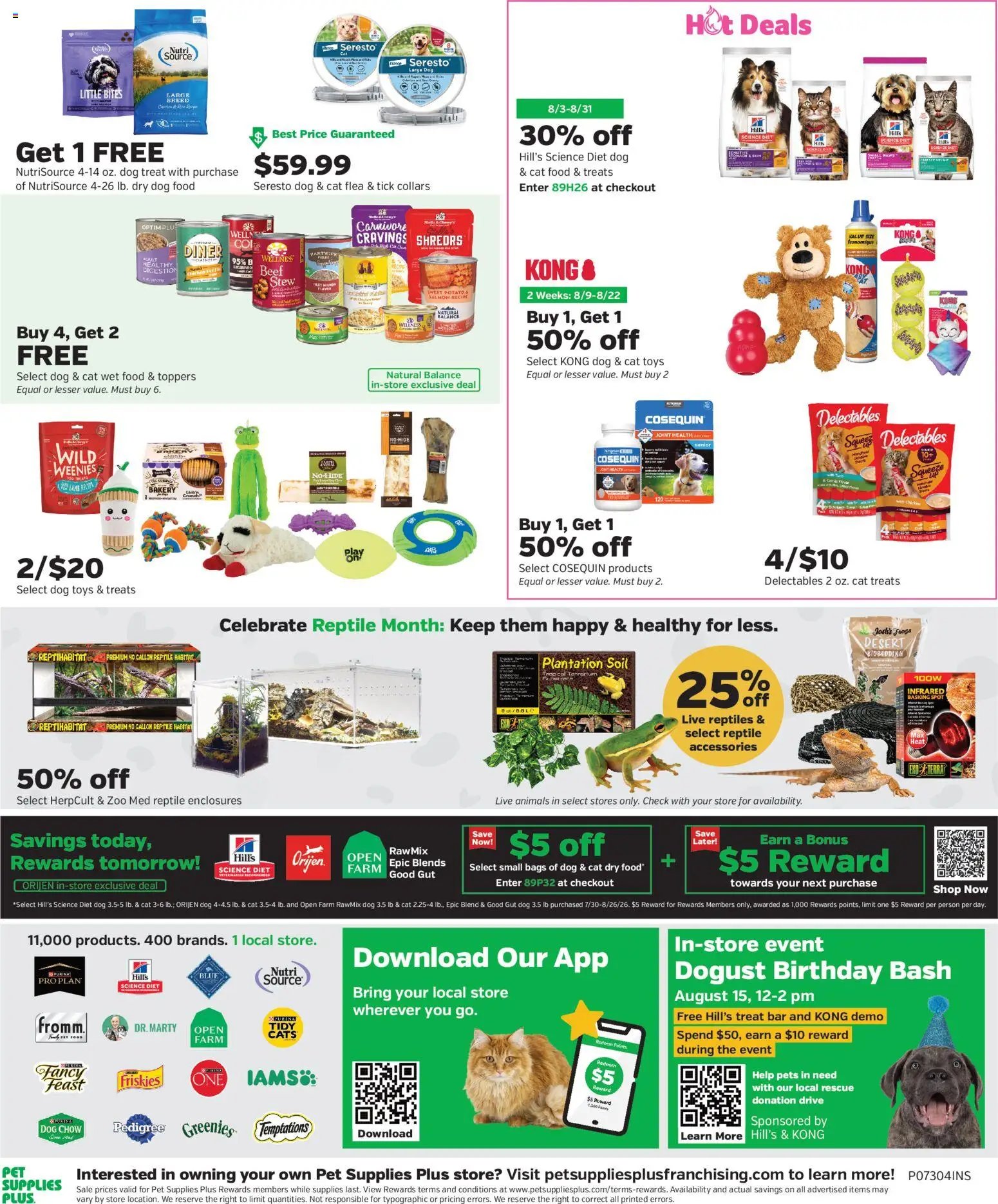 Pet Supplies Plus offer from 07/30/2026 Pet Supplies Plus Weekly Ad