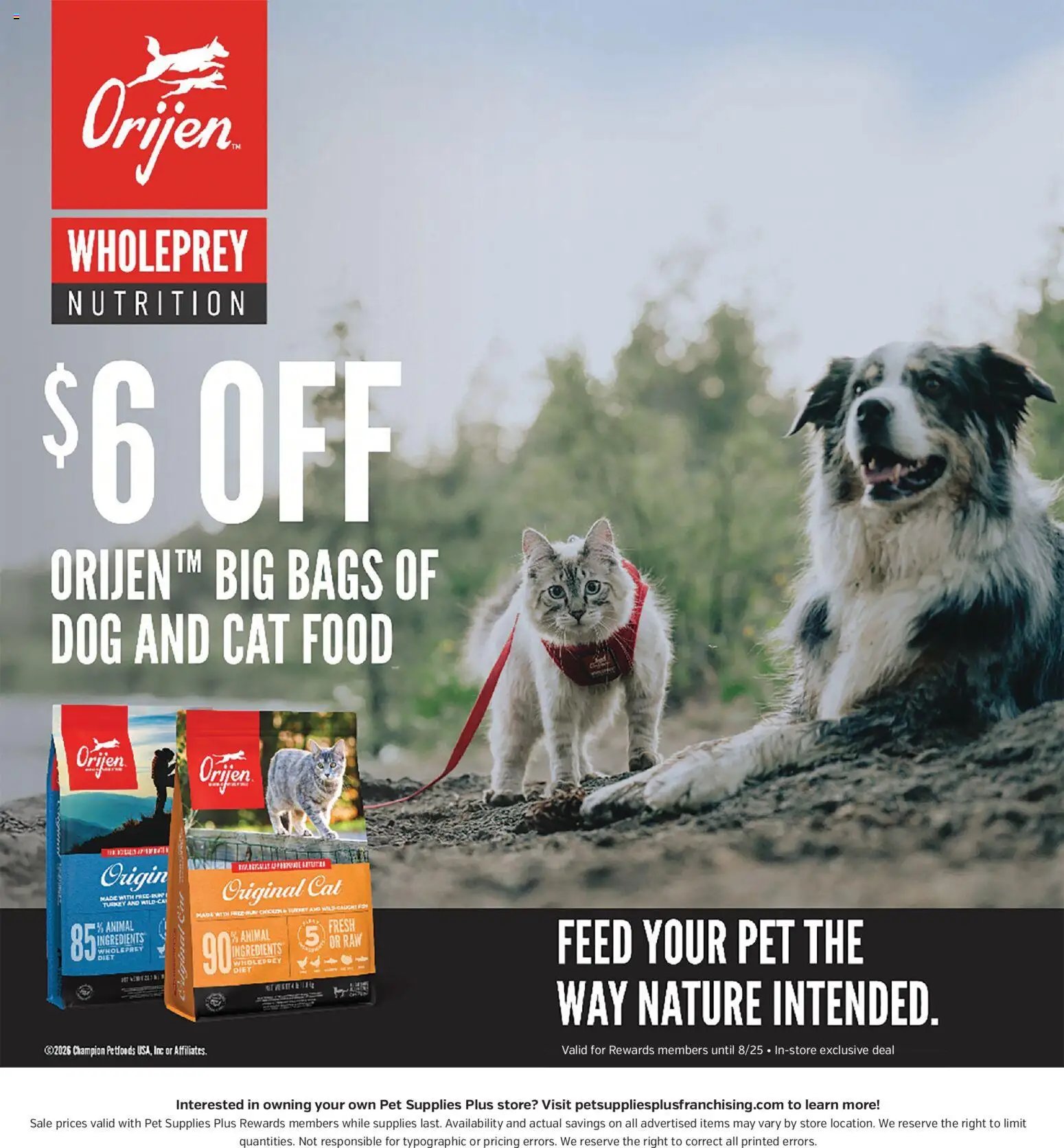 Pet Supplies Plus offer from 07/30/2026 Pet Supplies Plus Weekly Ad