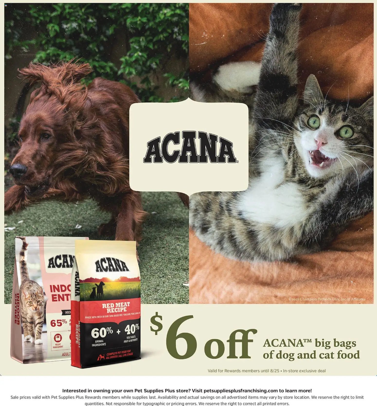 Pet Supplies Plus offer from 07/30/2026 Pet Supplies Plus Weekly Ad