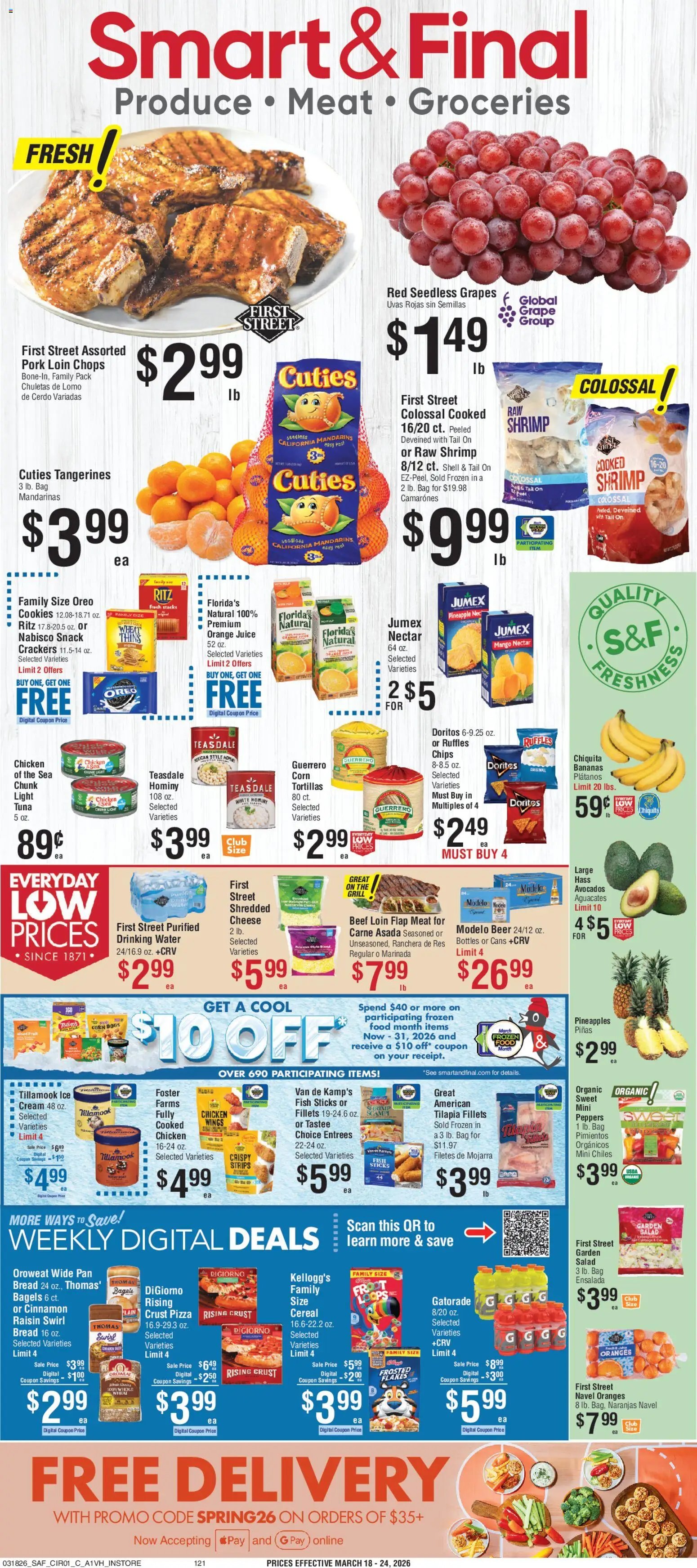 Smart & Final offer from 03/18/2026 Smart & Final Weekly Ad