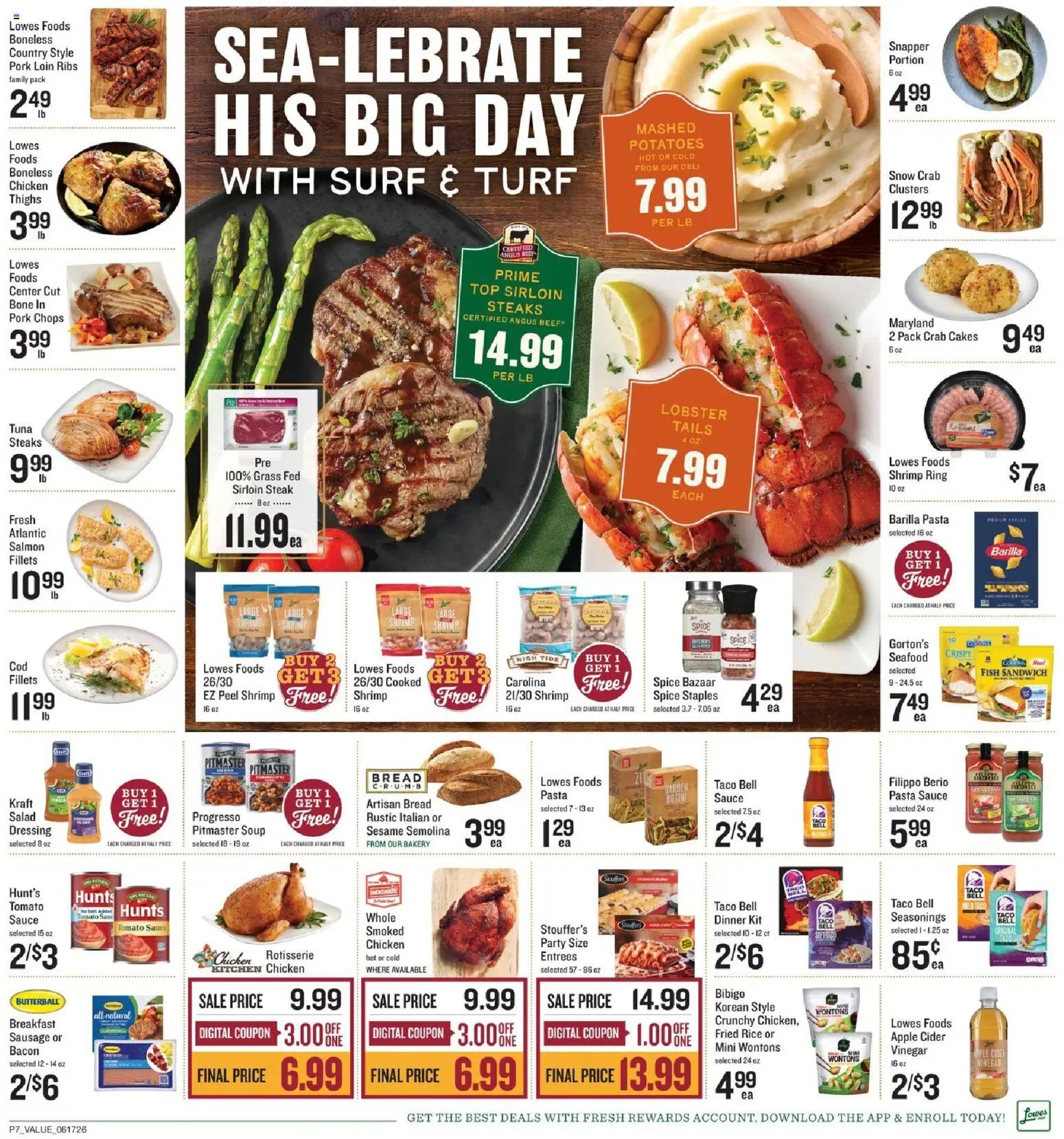 Lowes Foods offer from 06/17/2026 Lowes Foods Weekly Ad - NC