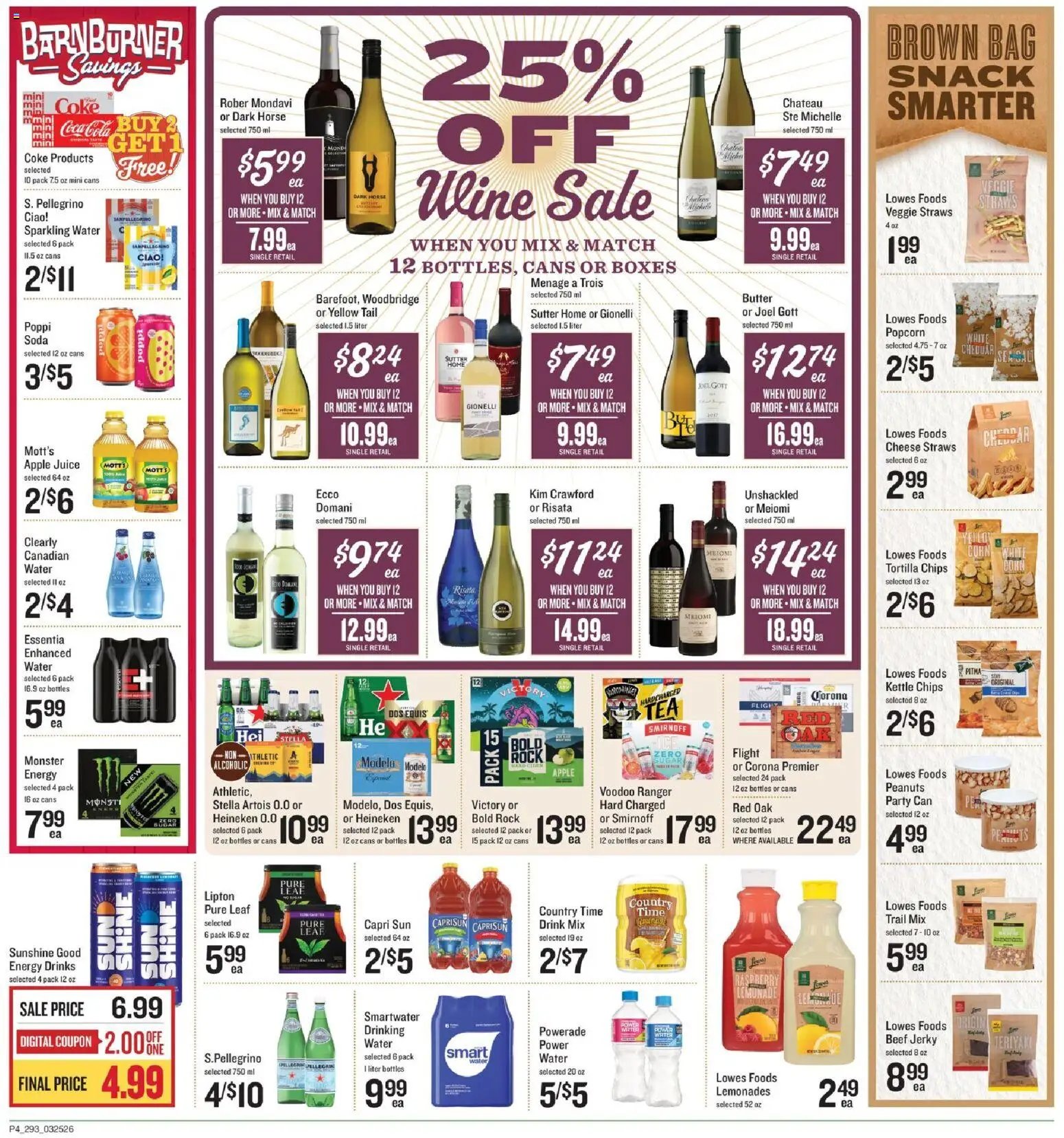 Lowes Foods offer from 03/25/2026 Lowes Foods Weekly Ad - SC