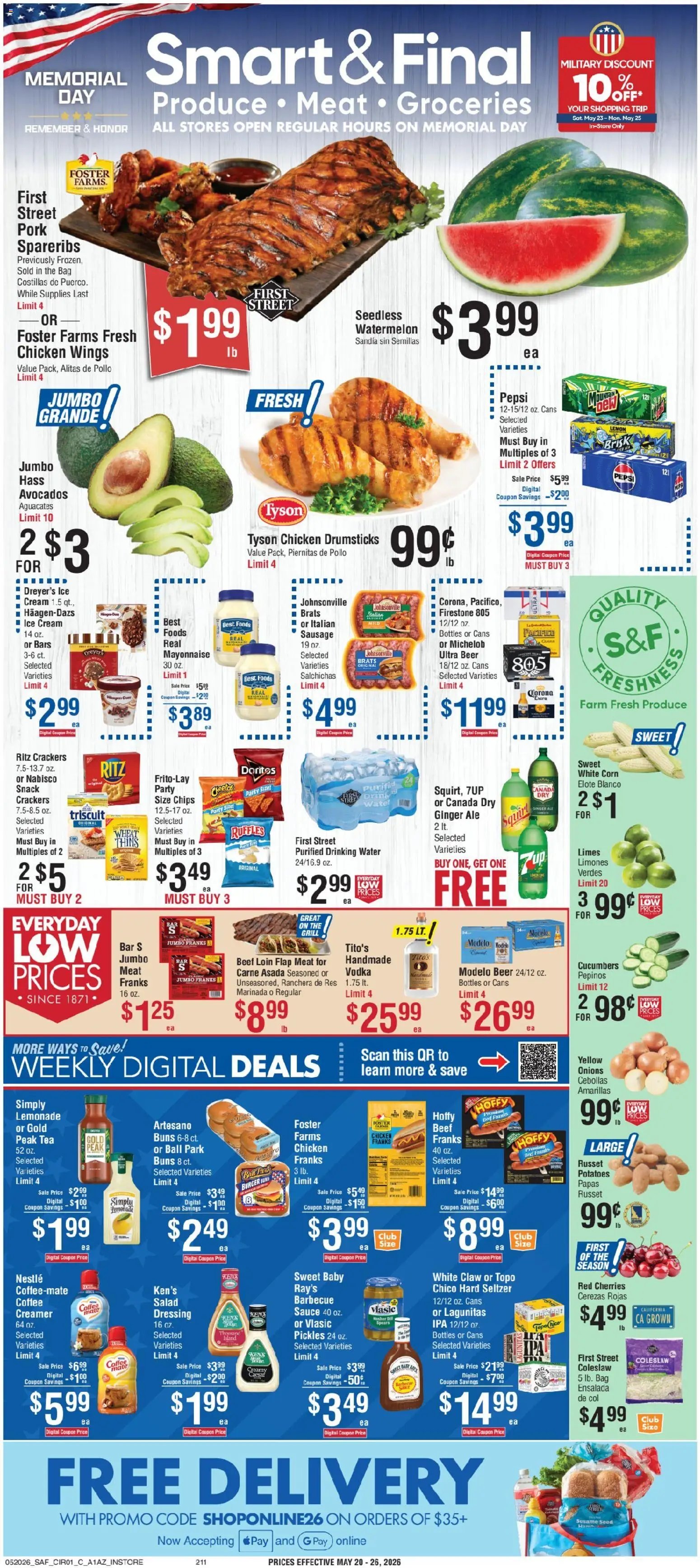 Smart & Final offer from 05/20/2026 Smart & Final Weekly Ad