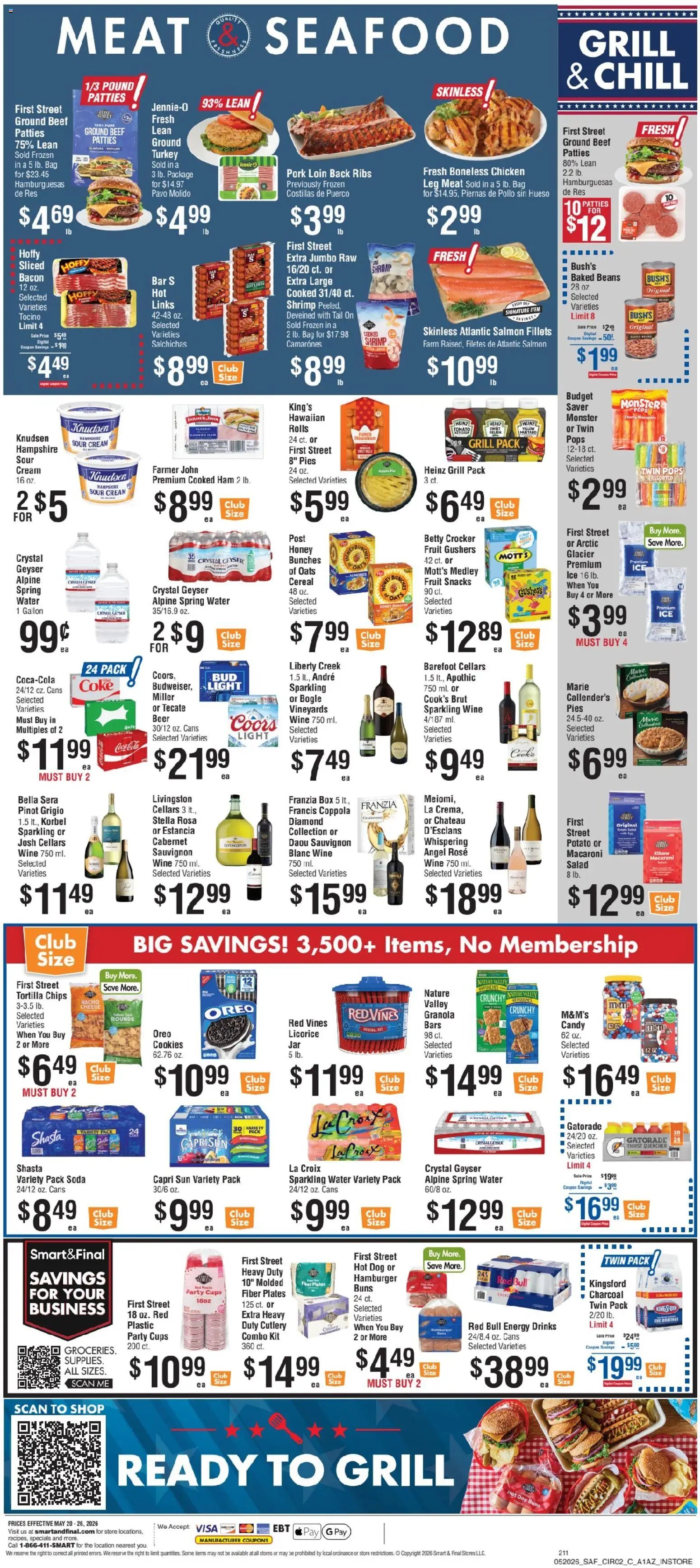 Smart & Final offer from 05/20/2026 Smart & Final Weekly Ad