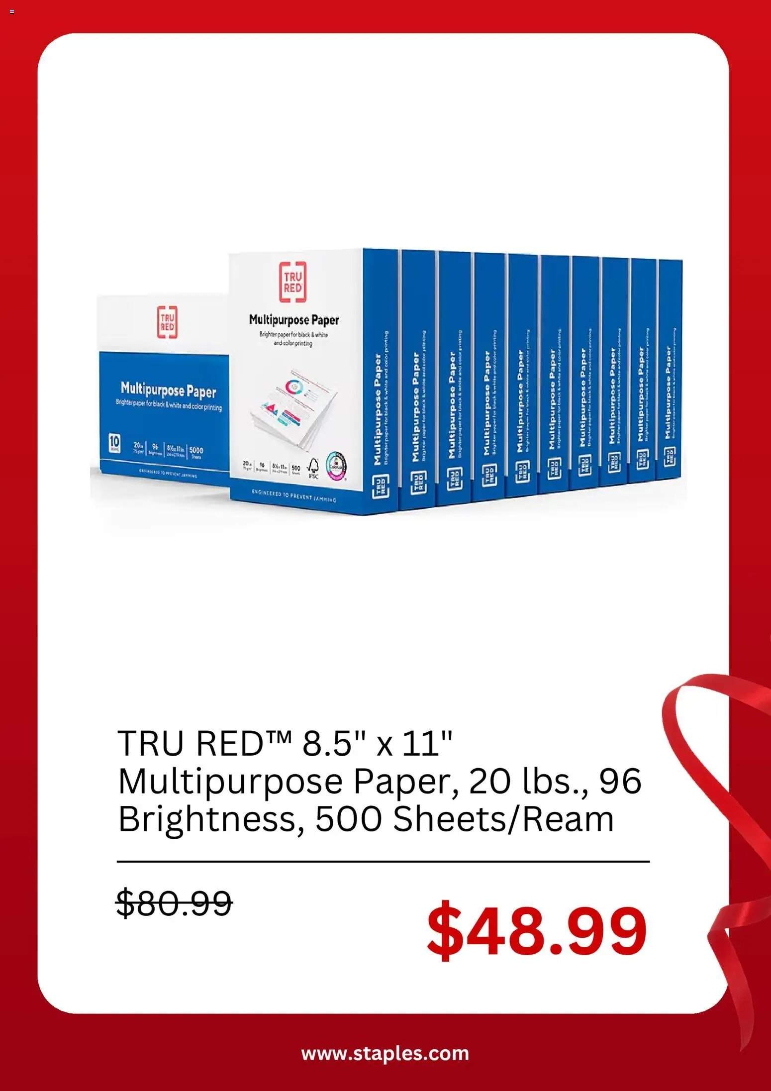 Staples offer from 05/03/2026 Staples Weekly Ad