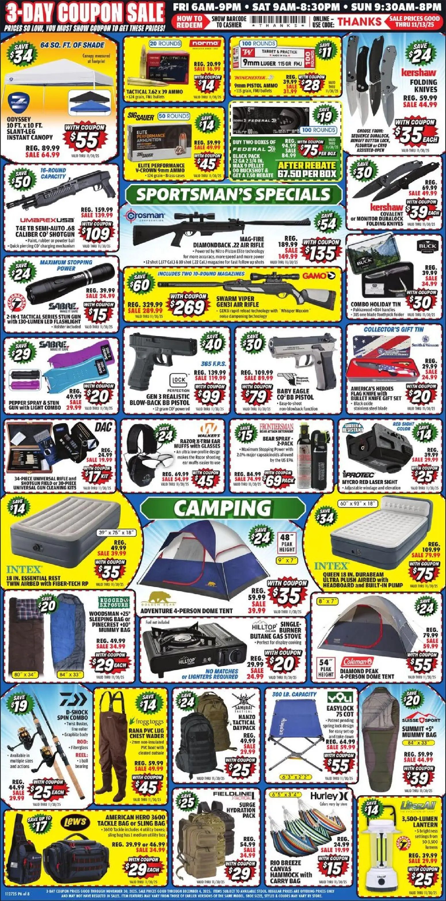 Big 5 Sporting Goods offer from 11/29/2025 Weekly Ad