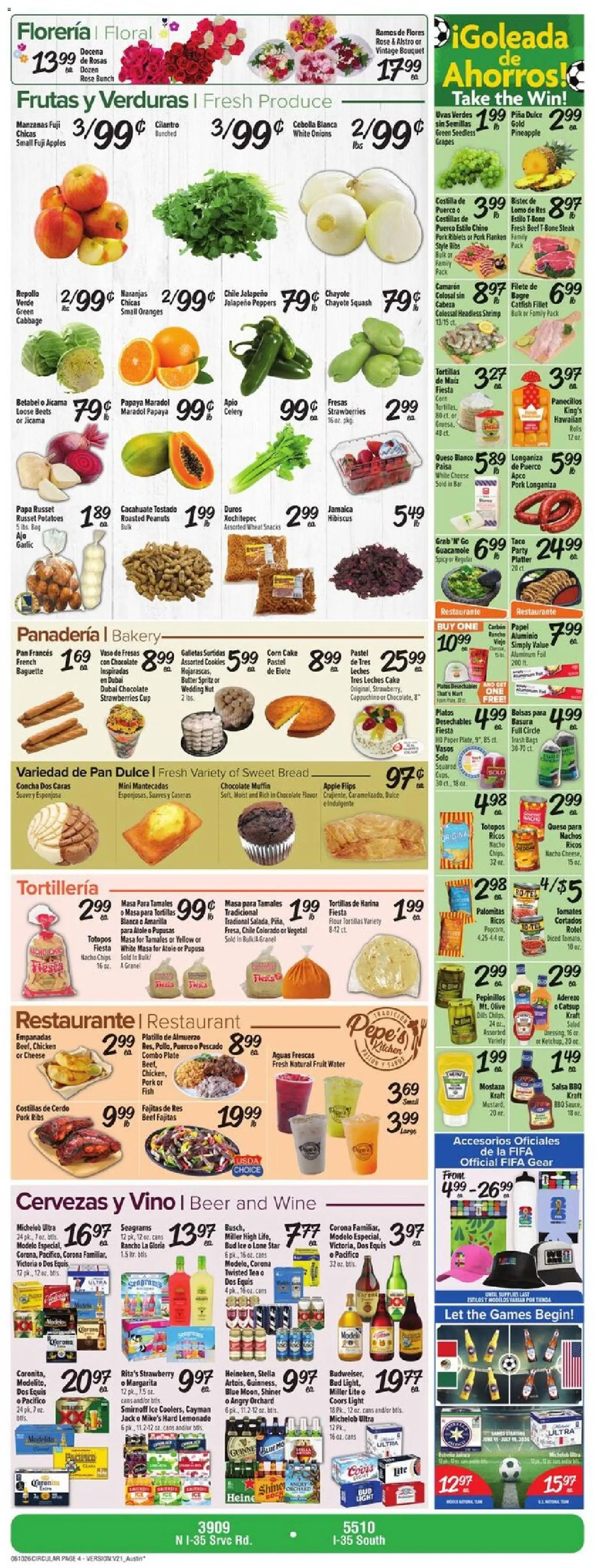 Fiesta Mart offer from 06/10/2026 Fiesta Mart Weekly Ad