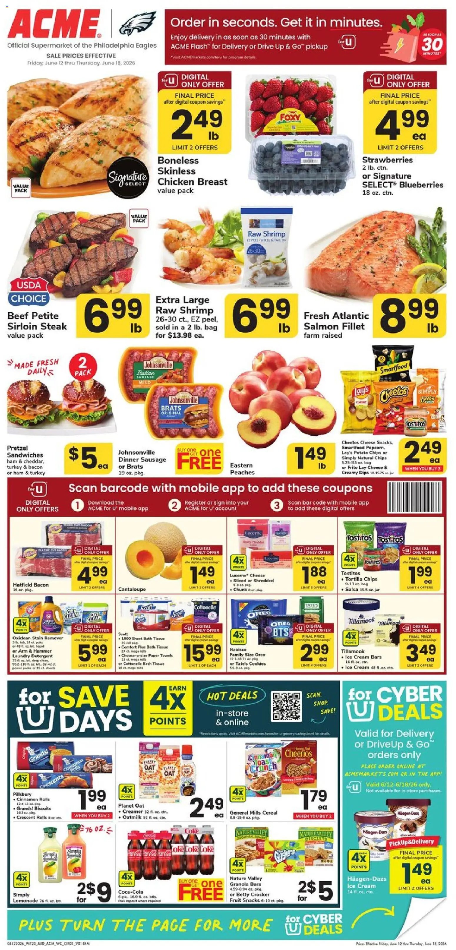 Acme offer from 06/12/2026 Acme Weekly Ad - PA