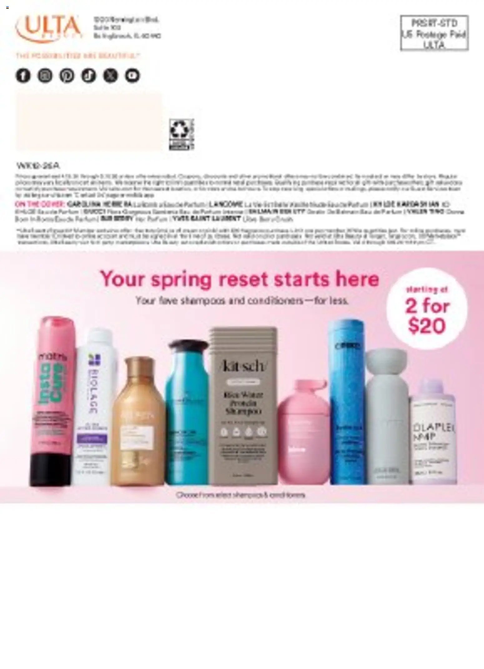 Ulta Beauty offer from 04/19/2026 Ulta Beauty Weekly Ad