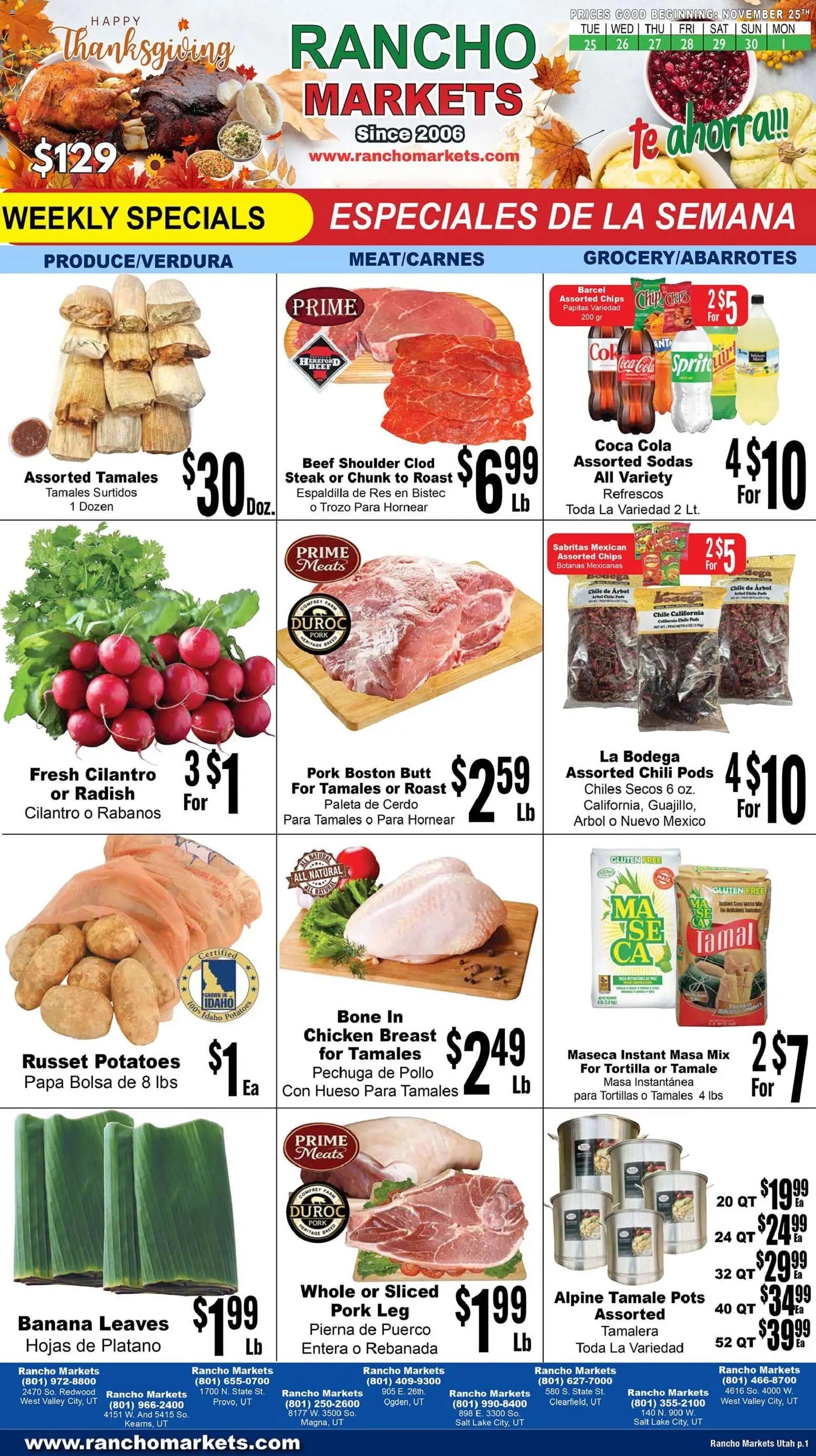 Rancho Markets offer from 11/25/2025 Weekly Ad