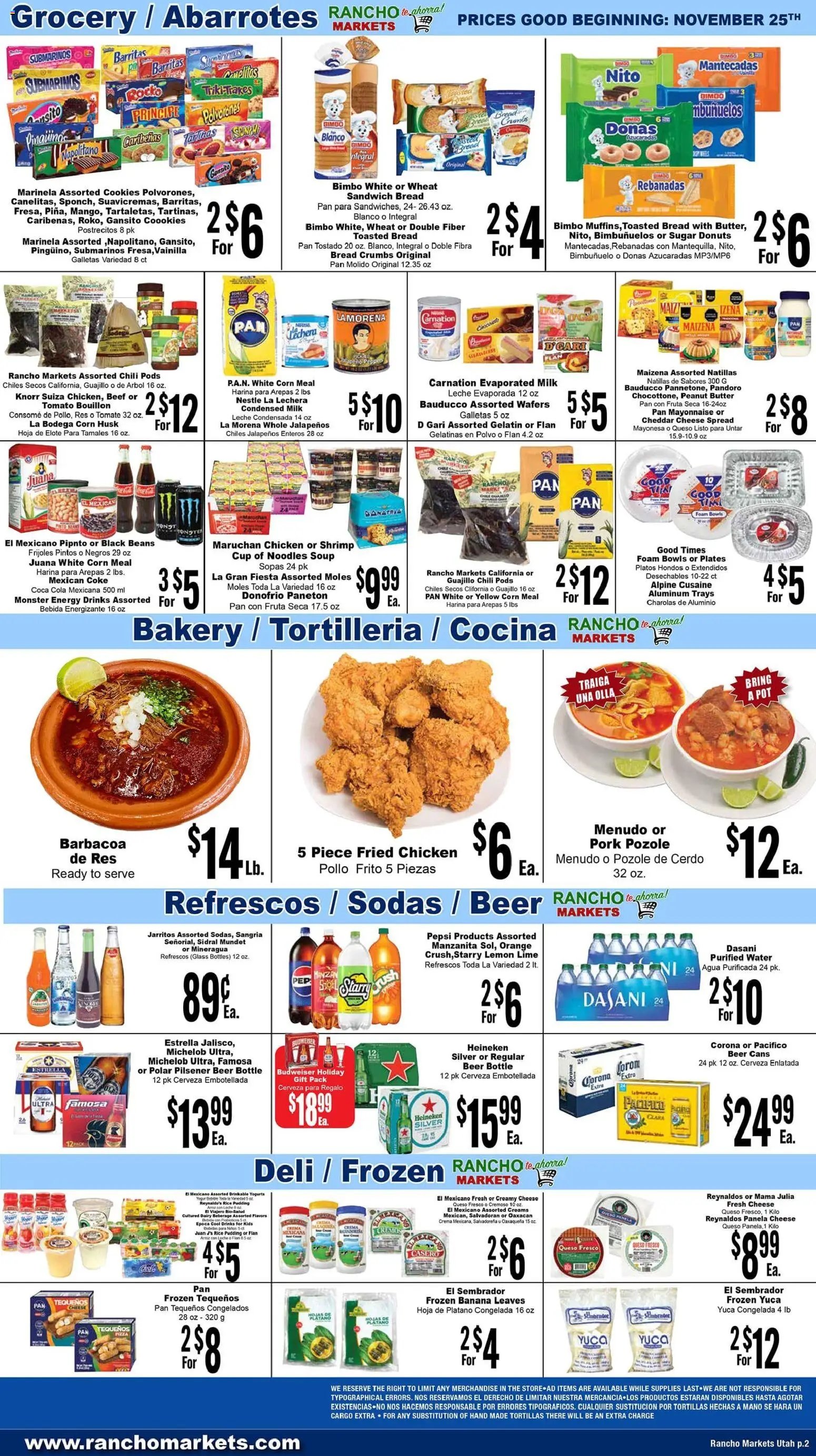 Rancho Markets offer from 11/25/2025 Weekly Ad