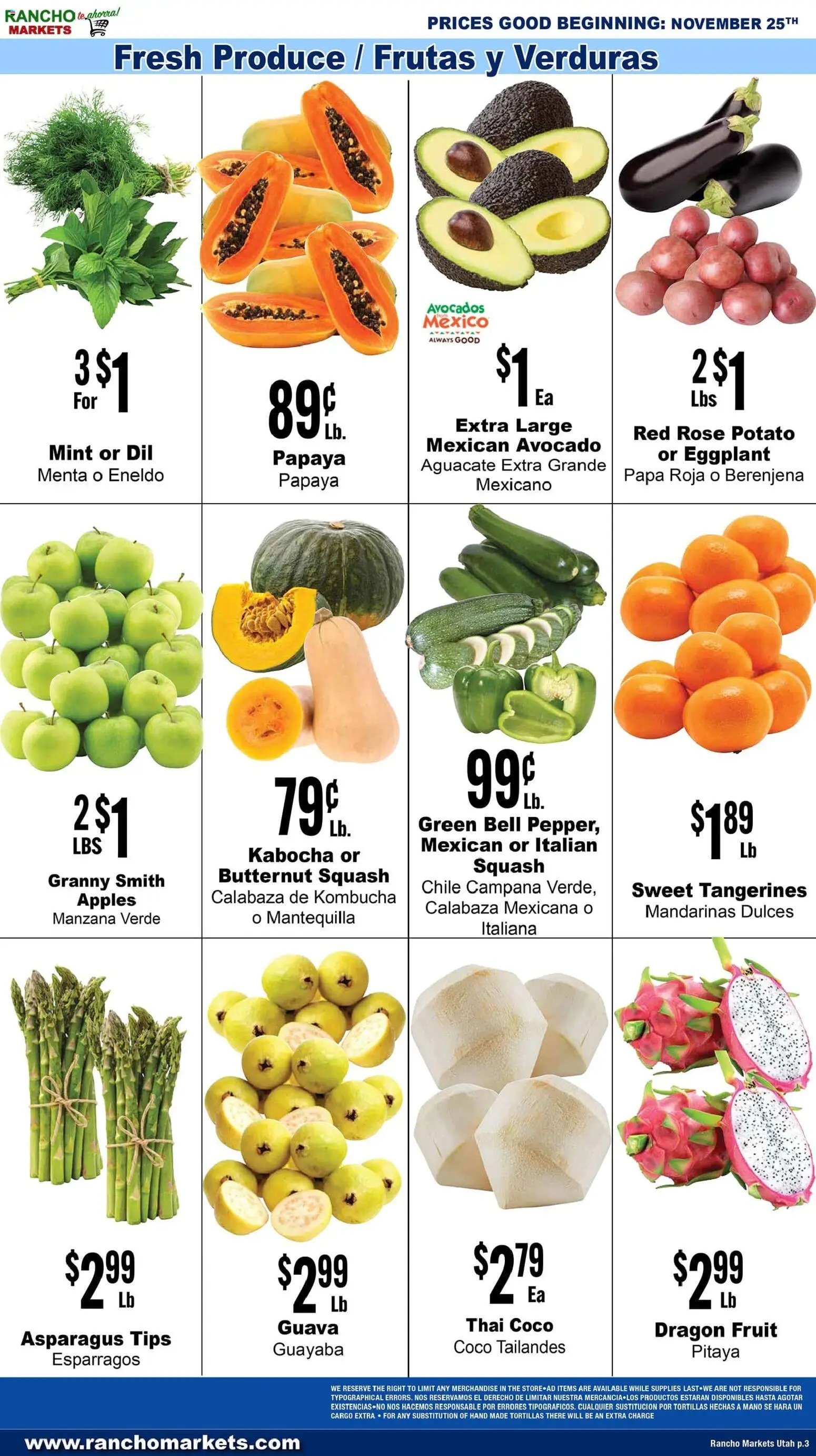 Rancho Markets offer from 11/25/2025 Weekly Ad