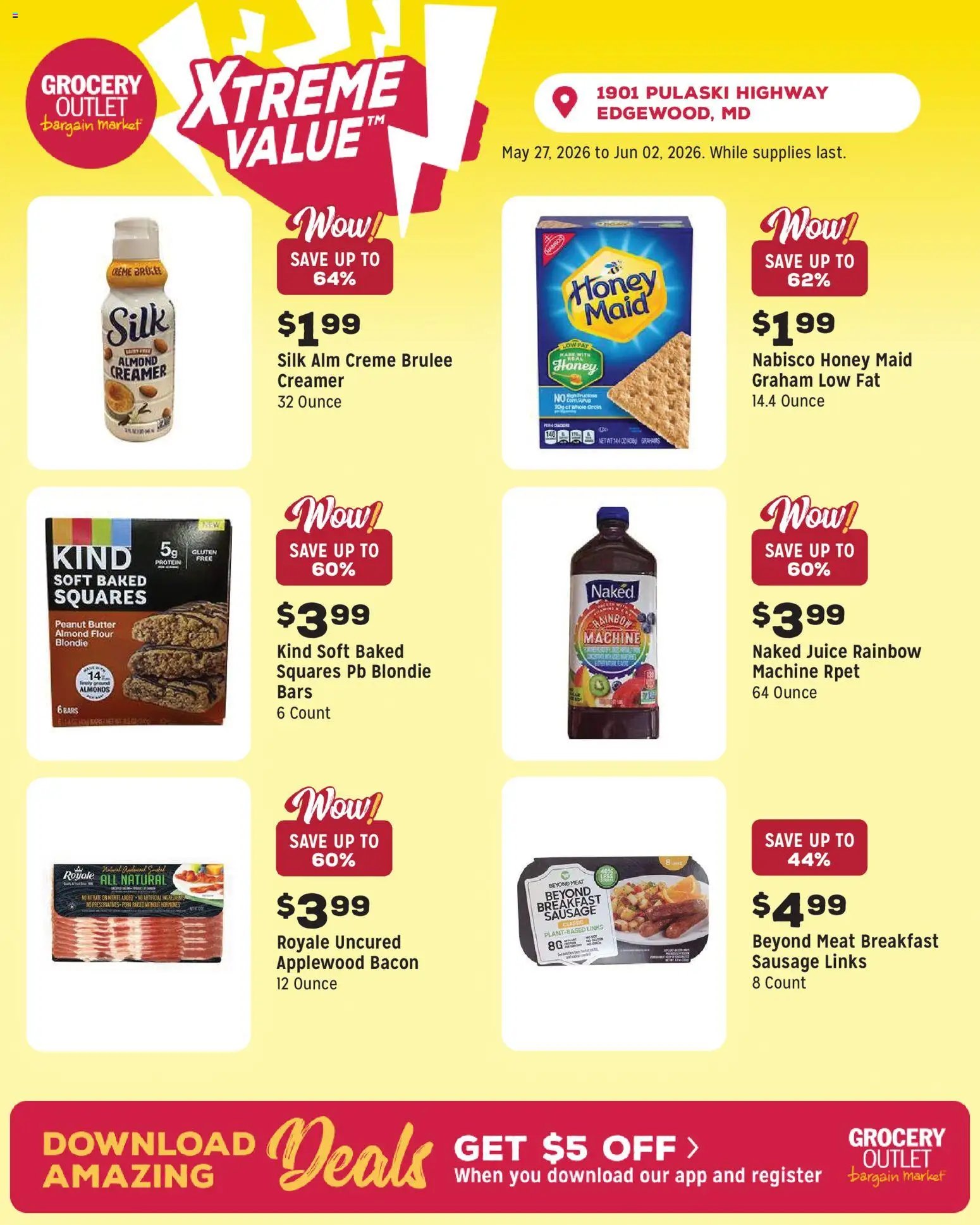 Grocery Outlet offer from 05/27/2026 Grocery Outlet Weekly Ad - MD