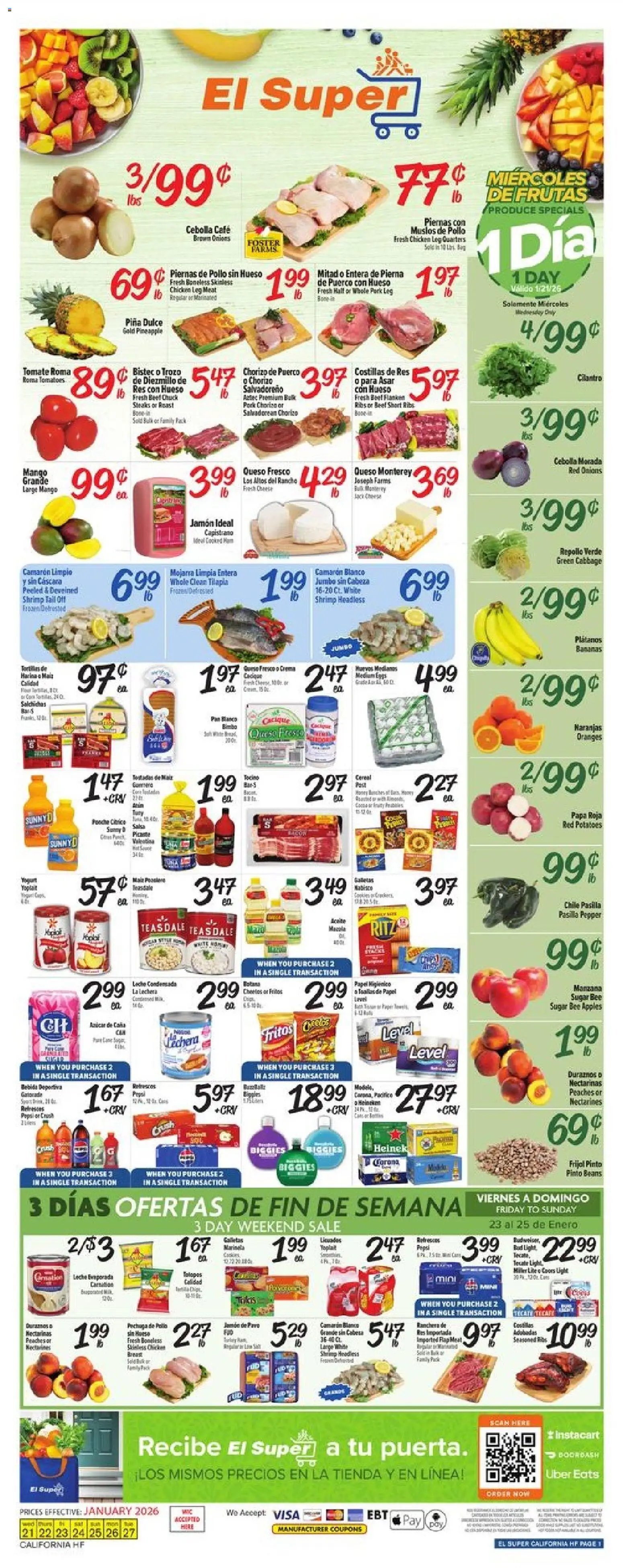 El Super offer from 01/21/2026 Weekly Ad - CA
