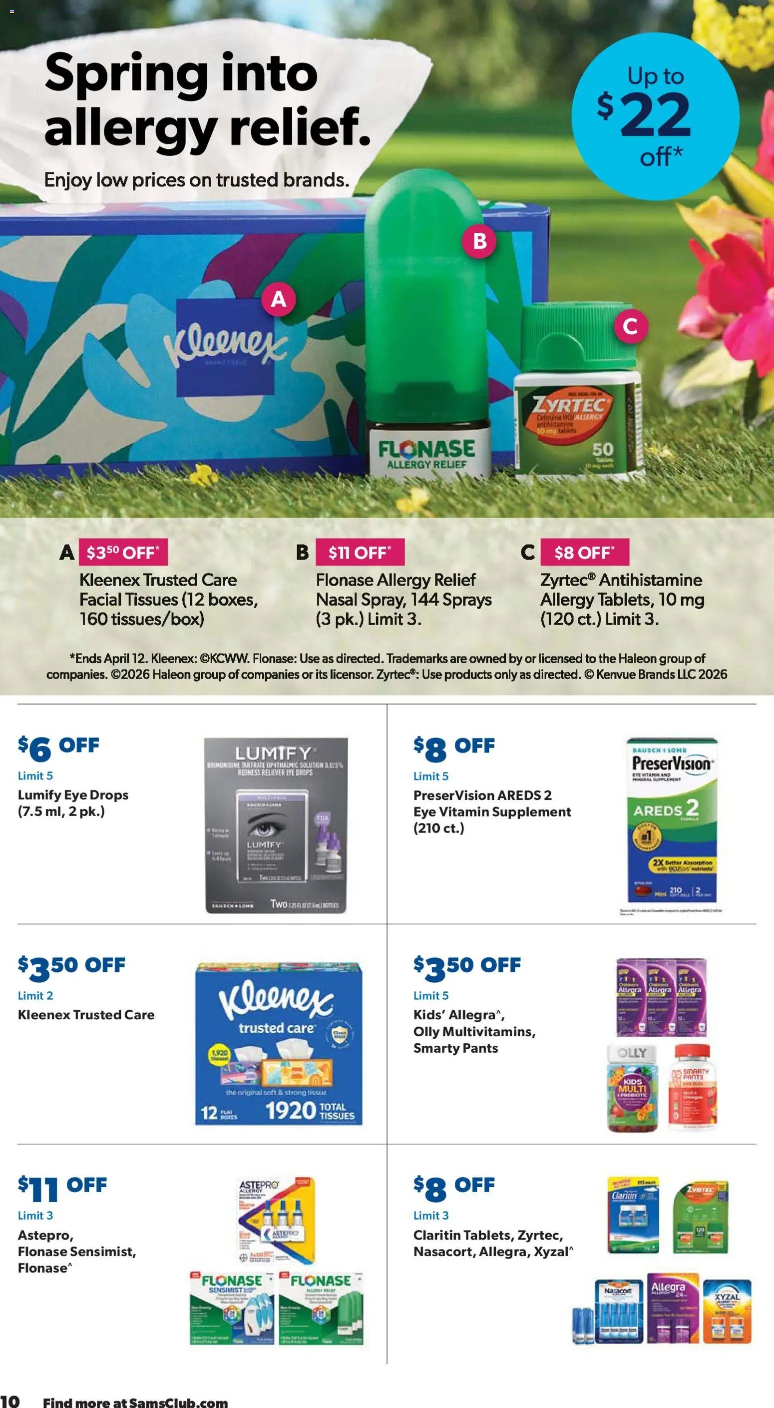Sam's Club offer from 03/18/2026 Sam's Club Instant Savings Book March