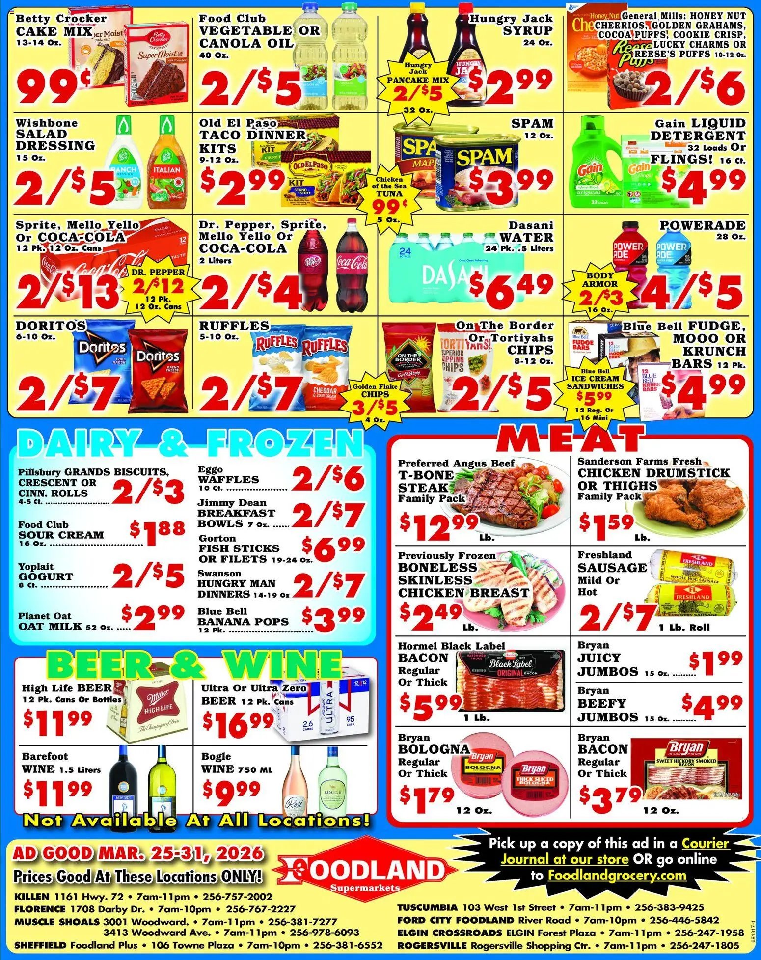 Foodland offer from 03/25/2026 Foodland Weekly Ad - Supermarkets