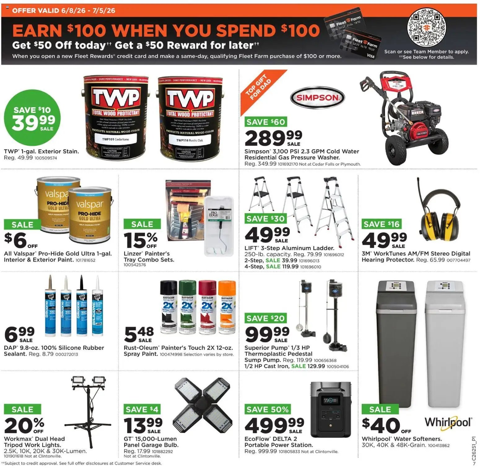 Mills Fleet Farm offer from 06/15/2026 Mills Fleet Farm Weekly Ad
