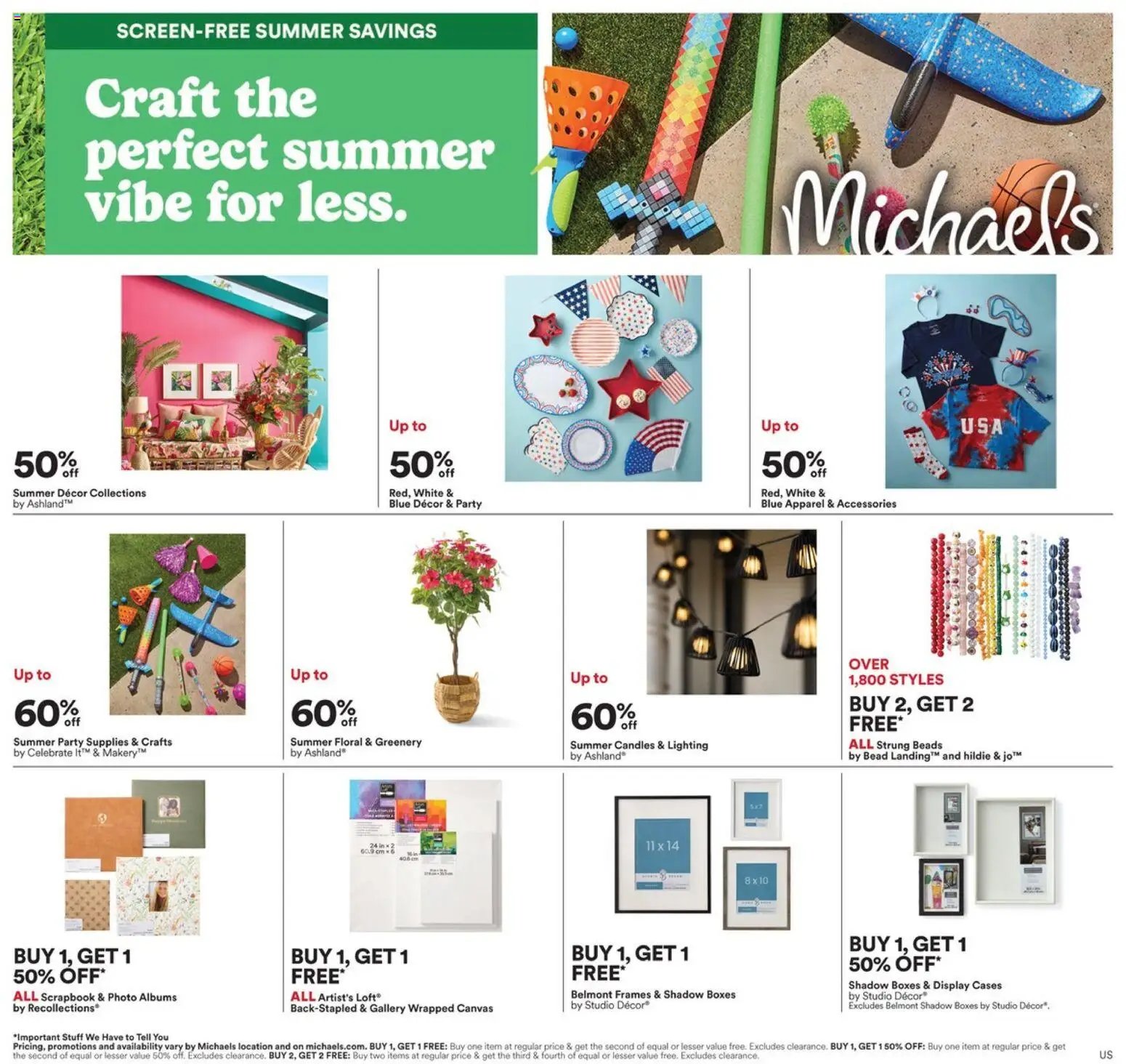 Michaels offer from 06/21/2026 Michaels Weekly Ad