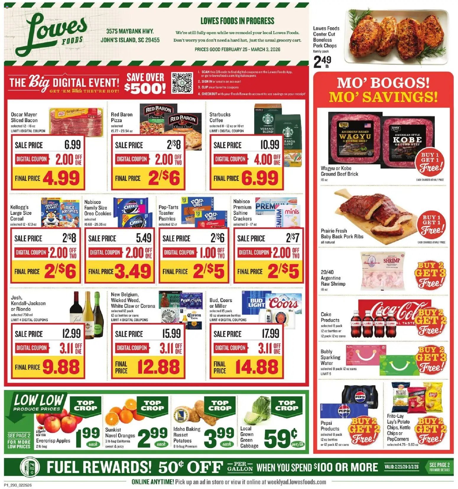 Lowes Foods offer from 02/25/2026 Weekly Ad - SC