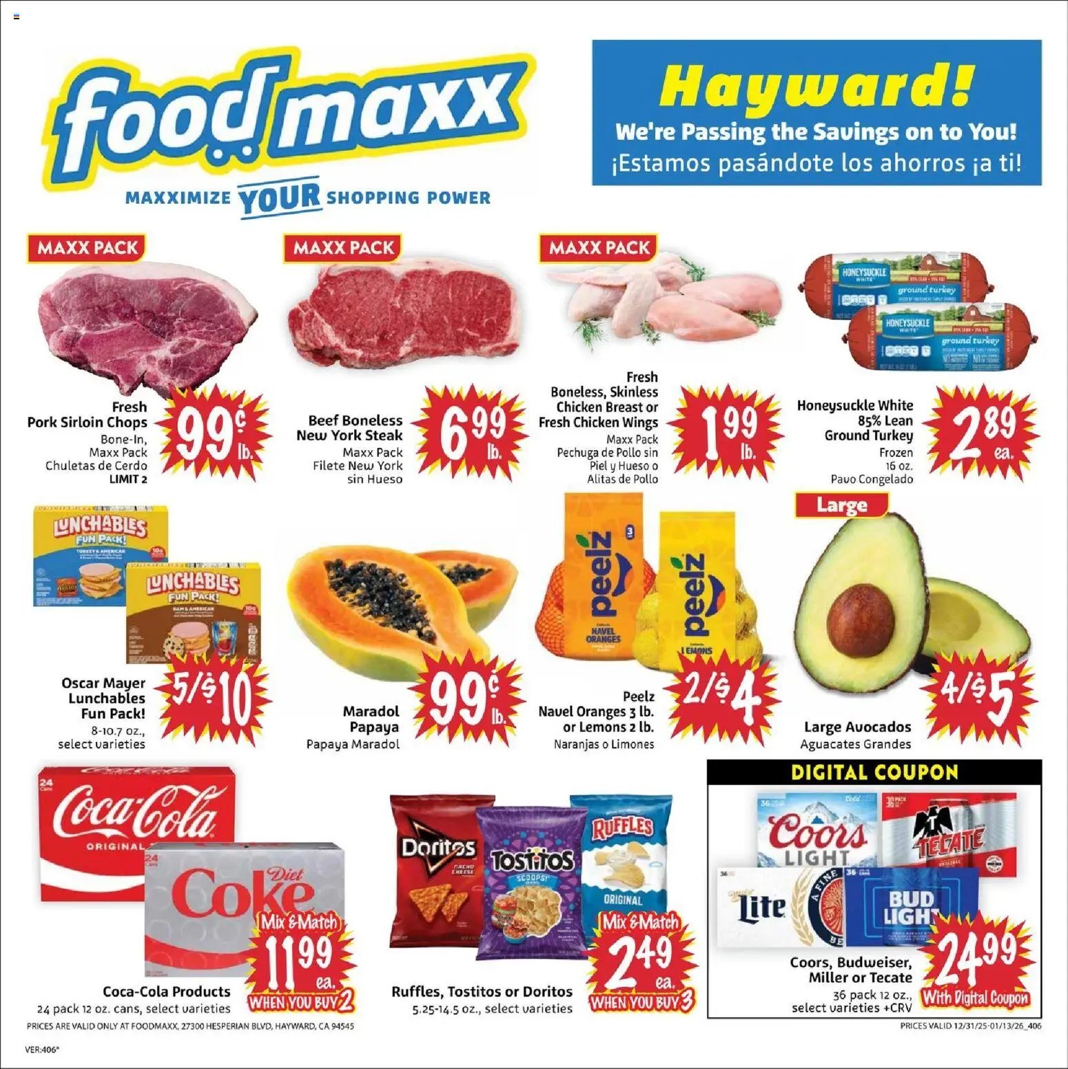 FoodMaxx offer from 12/31/2025 Weekly Ad - CA
