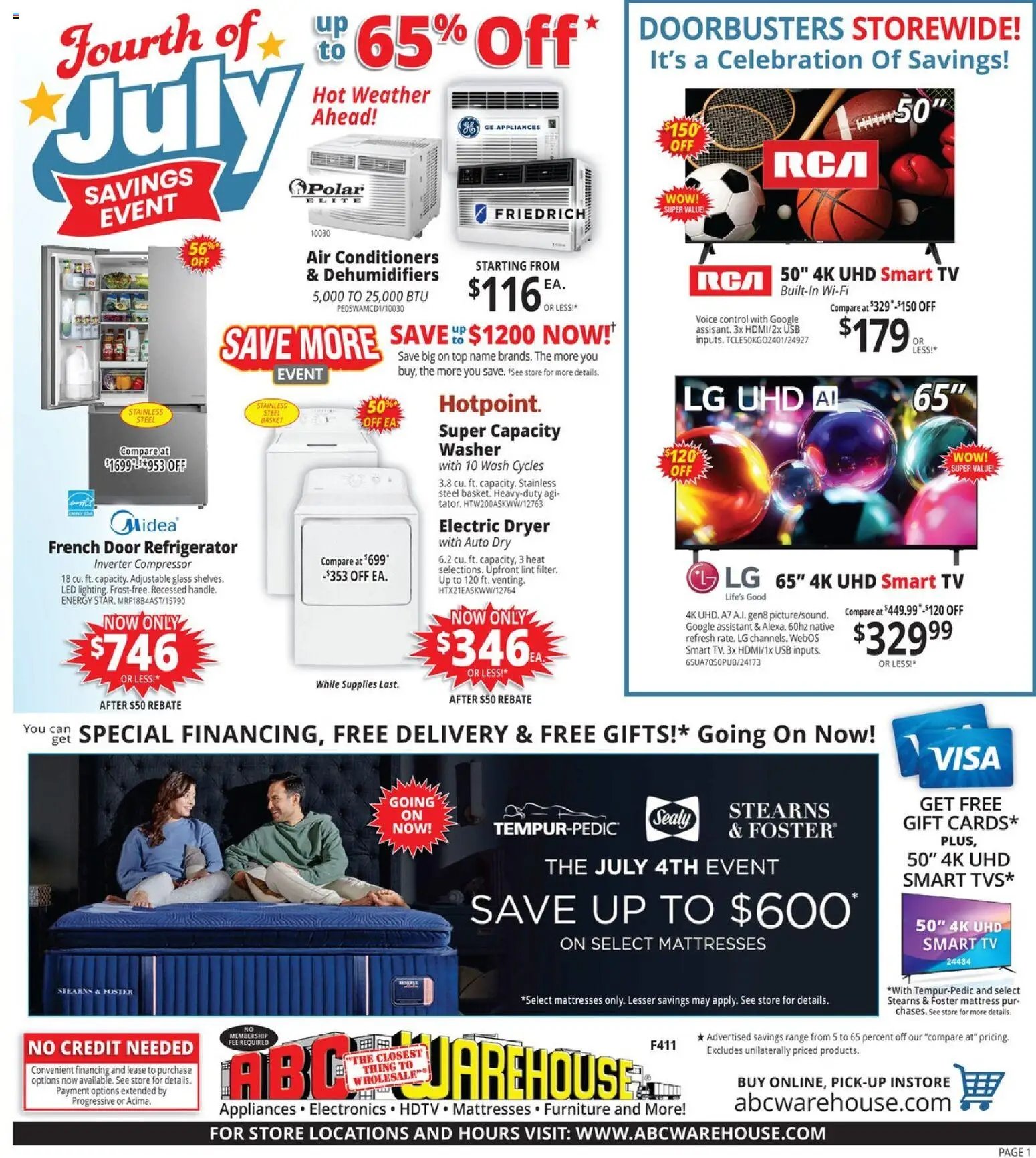 ABC Warehouse offer from 06/21/2026 ABC Warehouse Weekly Ad