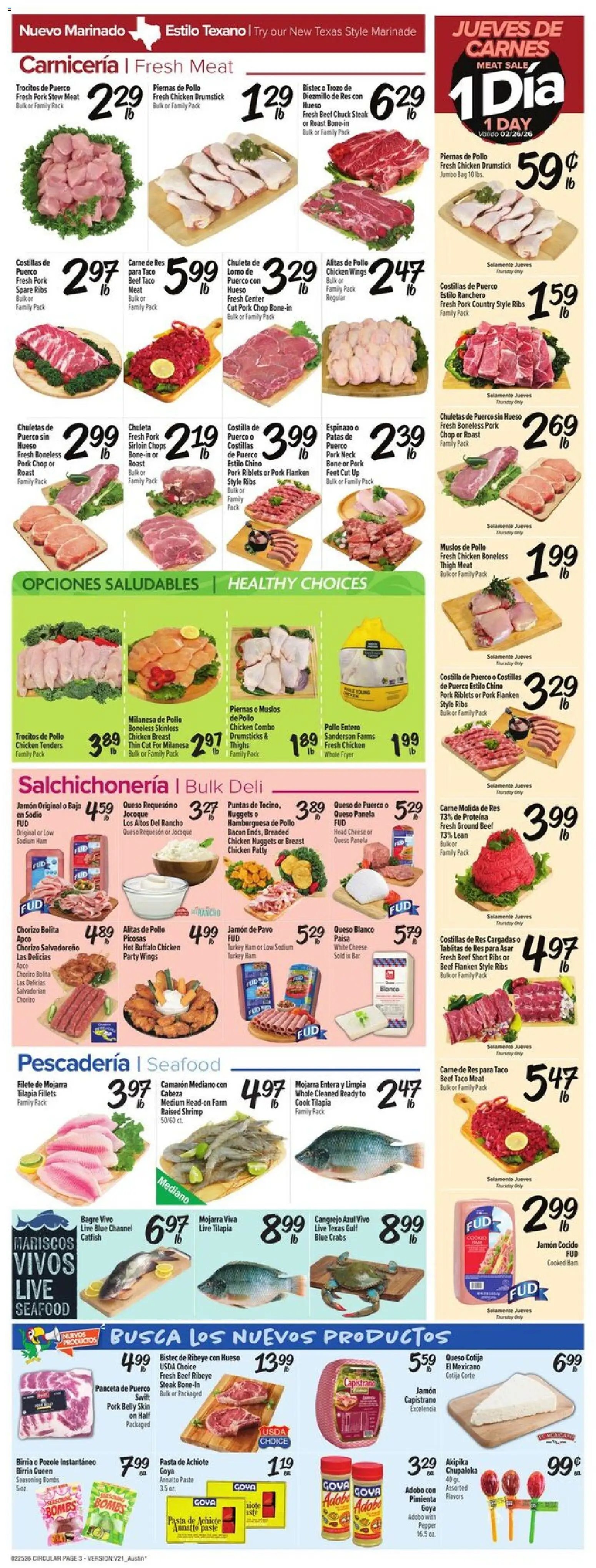 Fiesta Mart offer from 02/25/2026 Weekly Ad