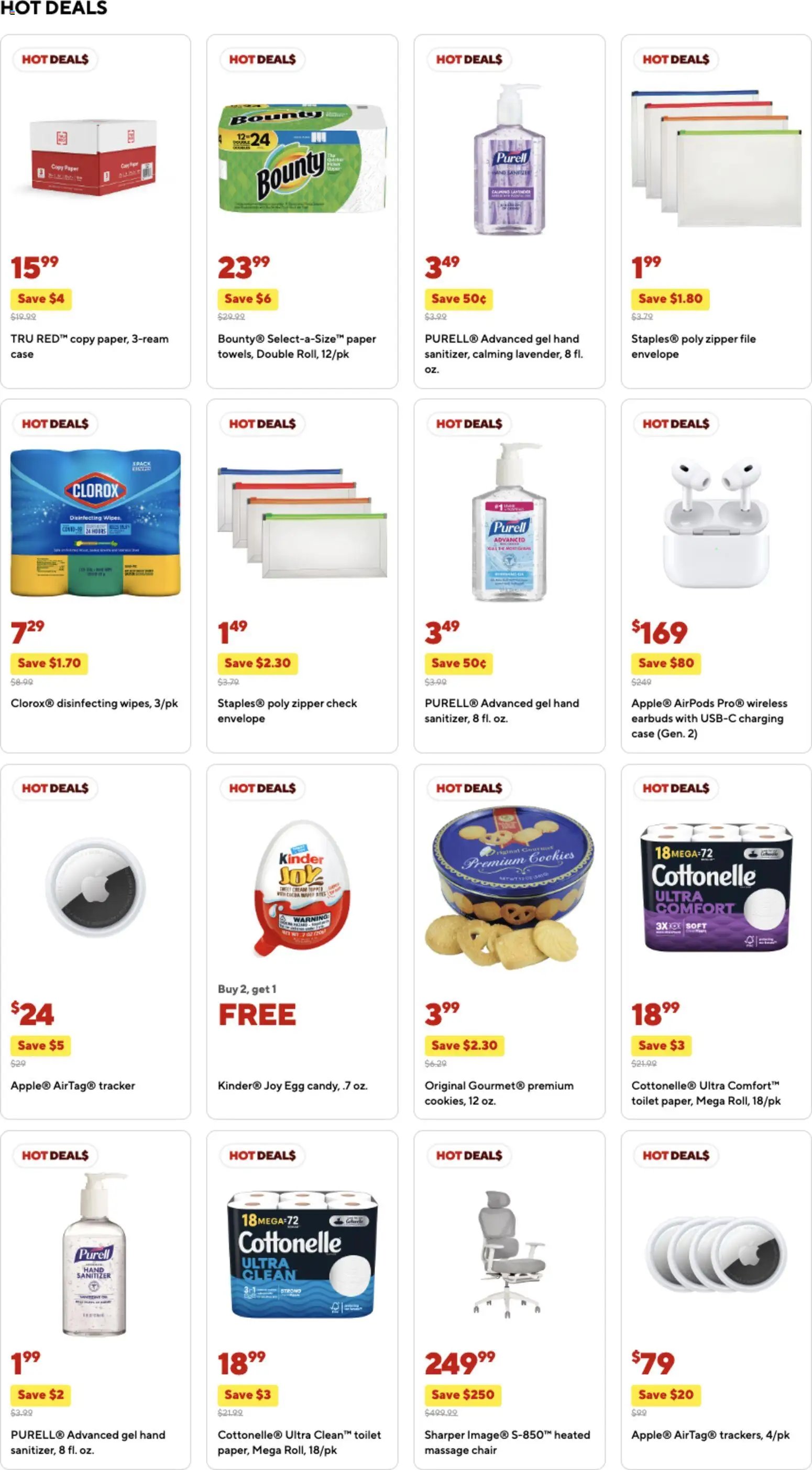 Staples offer from 11/09/2025 Weekly Ad