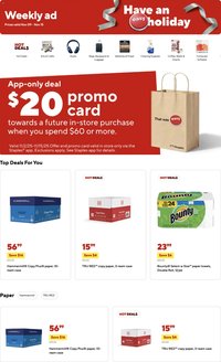 Staples offer from 11/09/2025 Weekly Ad (2025-11-09 - 2025-11-15)