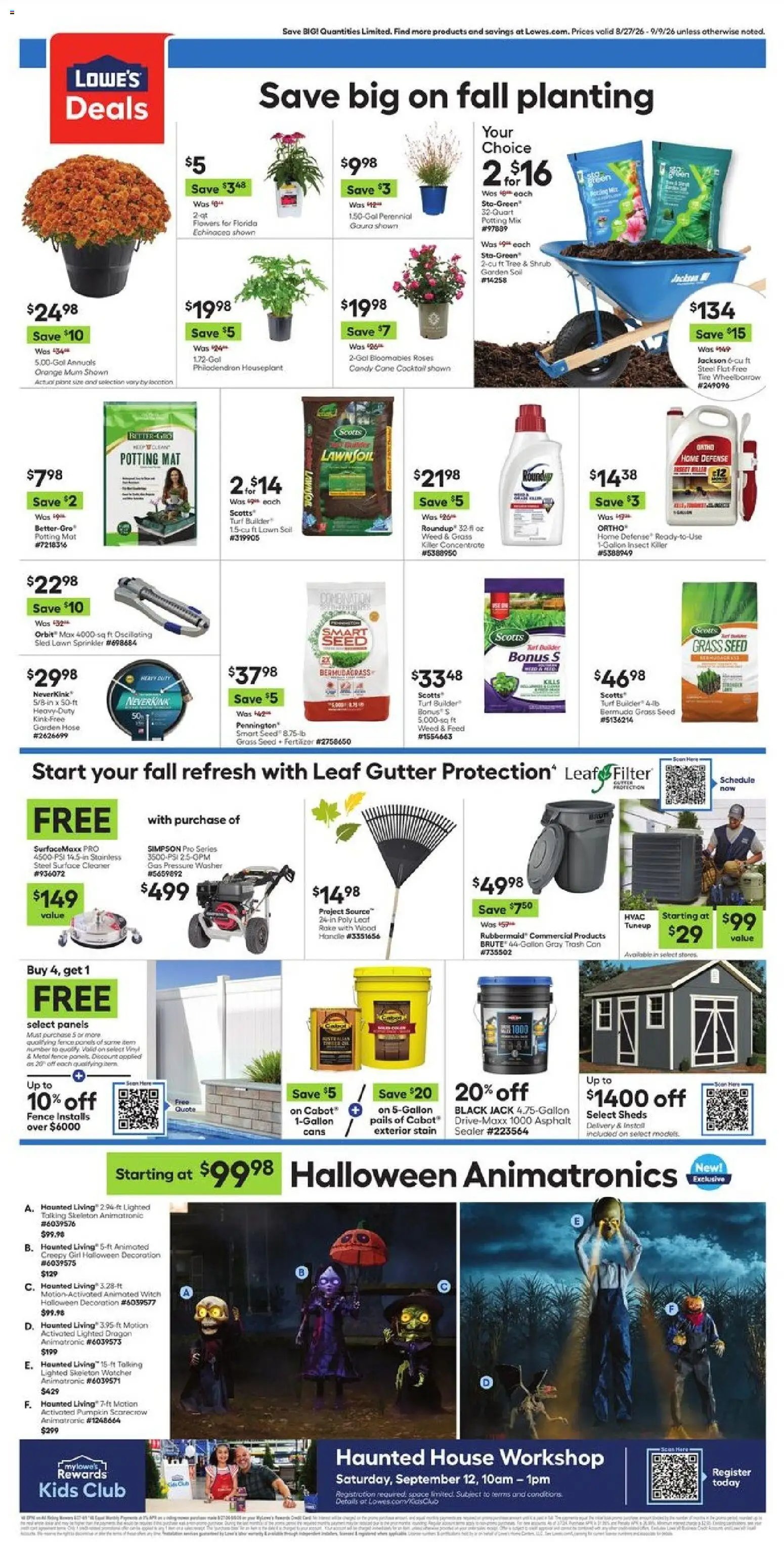 Lowe's offer from 08/27/2026 Lowe's Weekly Ad
