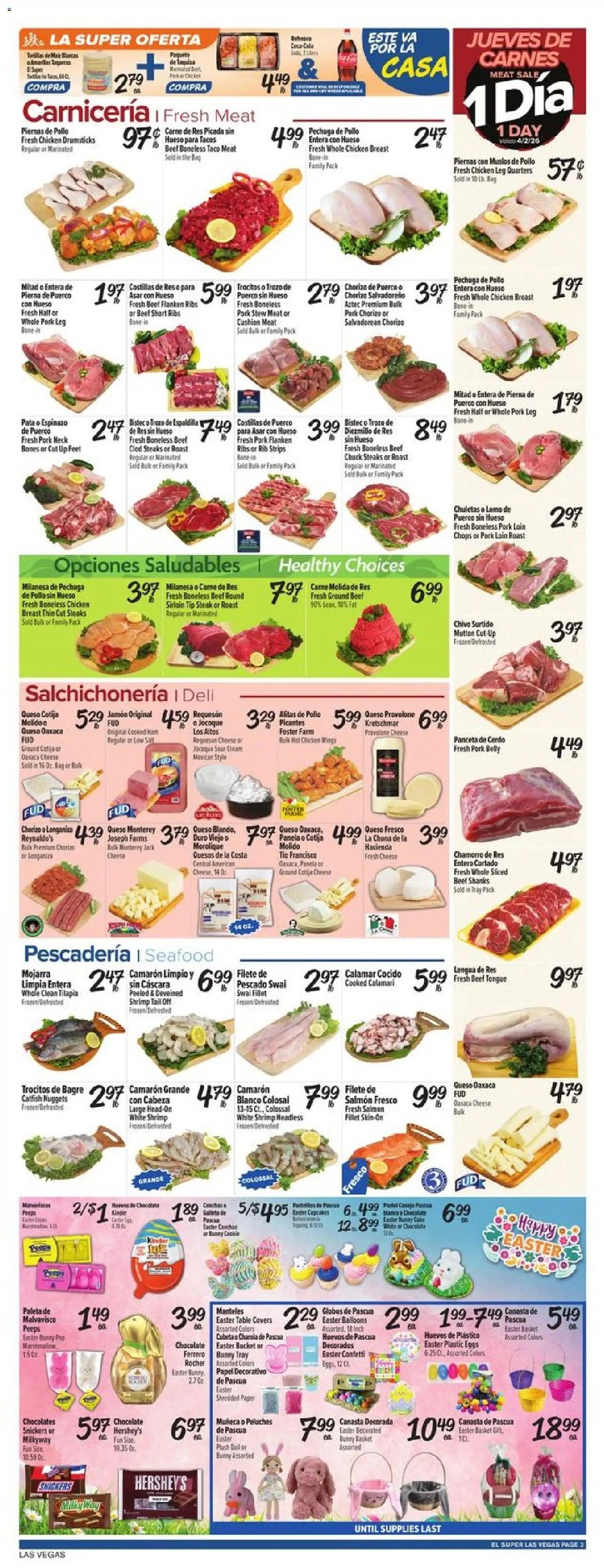 El Super offer from 04/01/2026 El Super Weekly Ad - NV