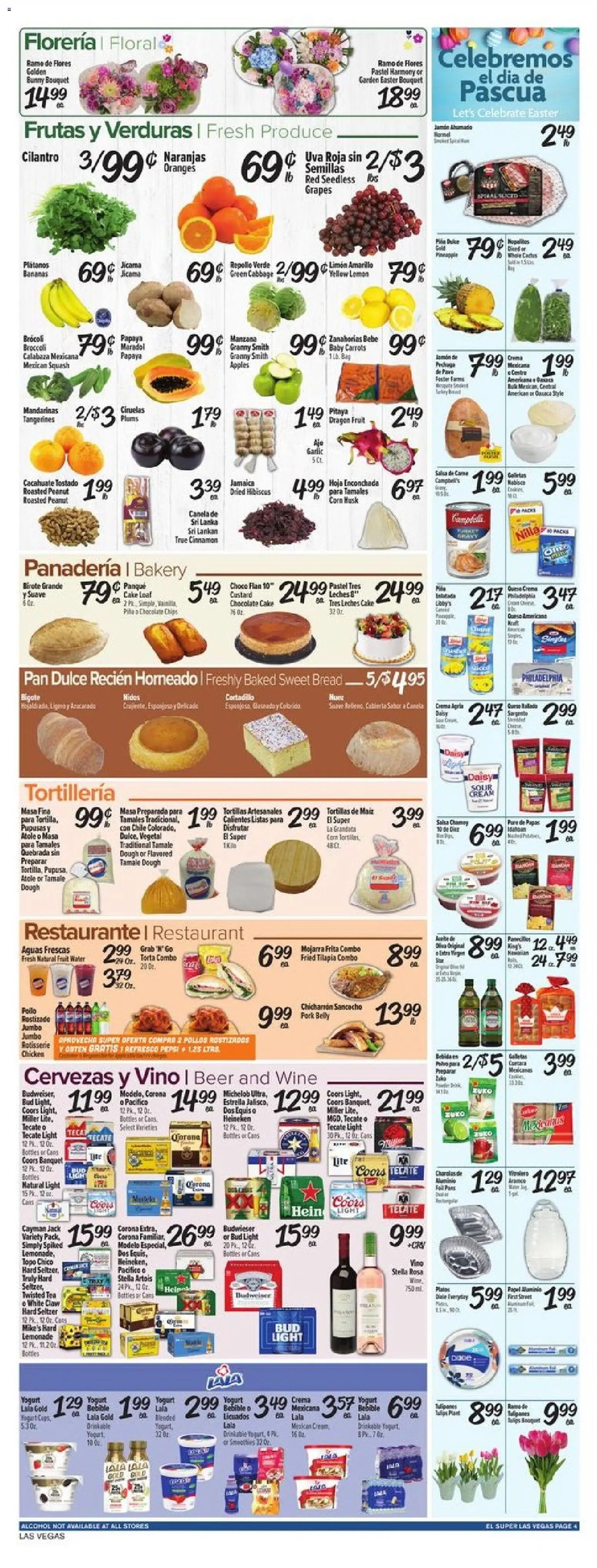 El Super offer from 04/01/2026 El Super Weekly Ad - NV