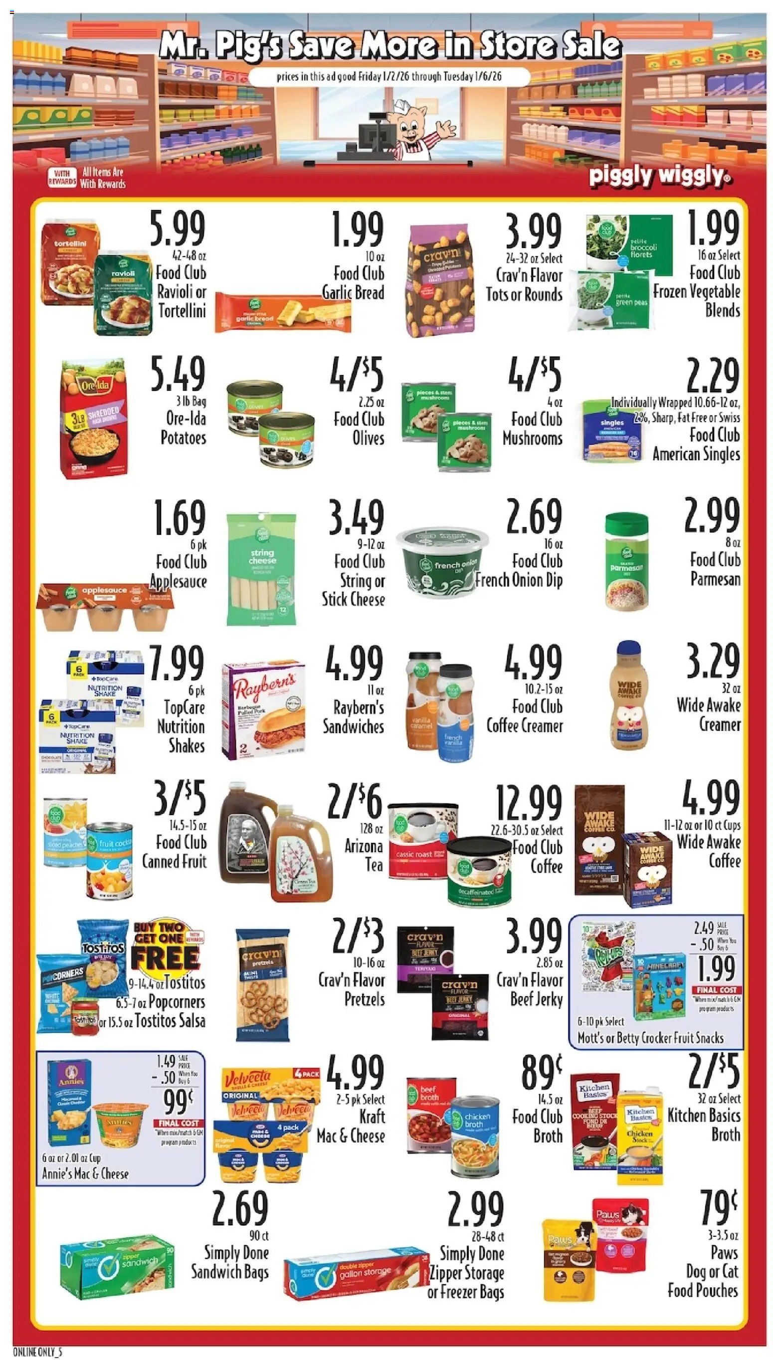 Piggly Wiggly offer from 01/02/2026 Weekly Ad