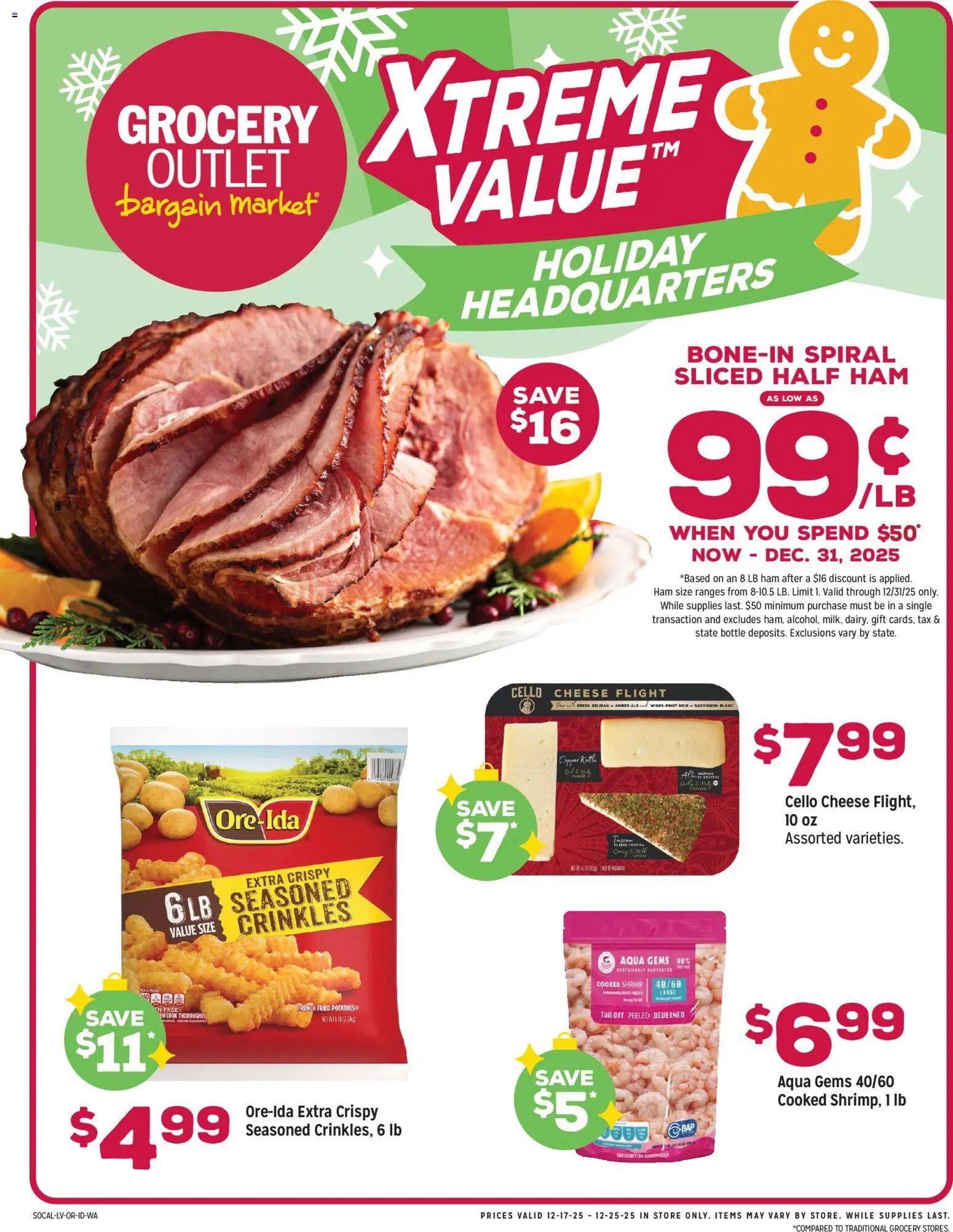 Grocery Outlet offer from 12/24/2025 Weekly Ad - CA