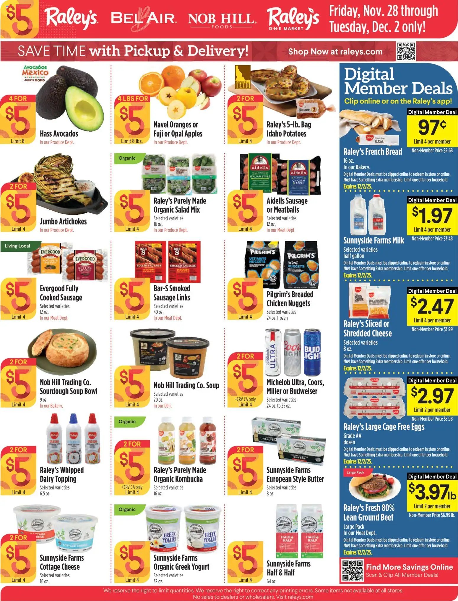 Raley's offer from 11/28/2025 Weekly Ad