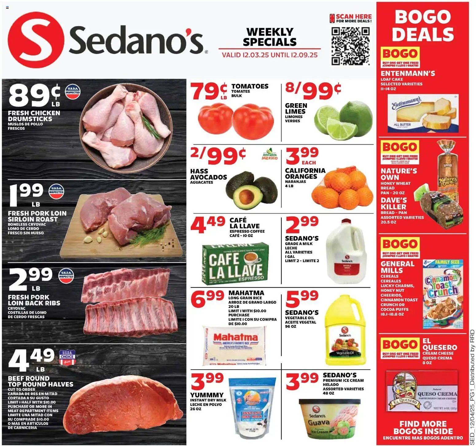 Sedano's offer from 12/03/2025 Current Ad - FL