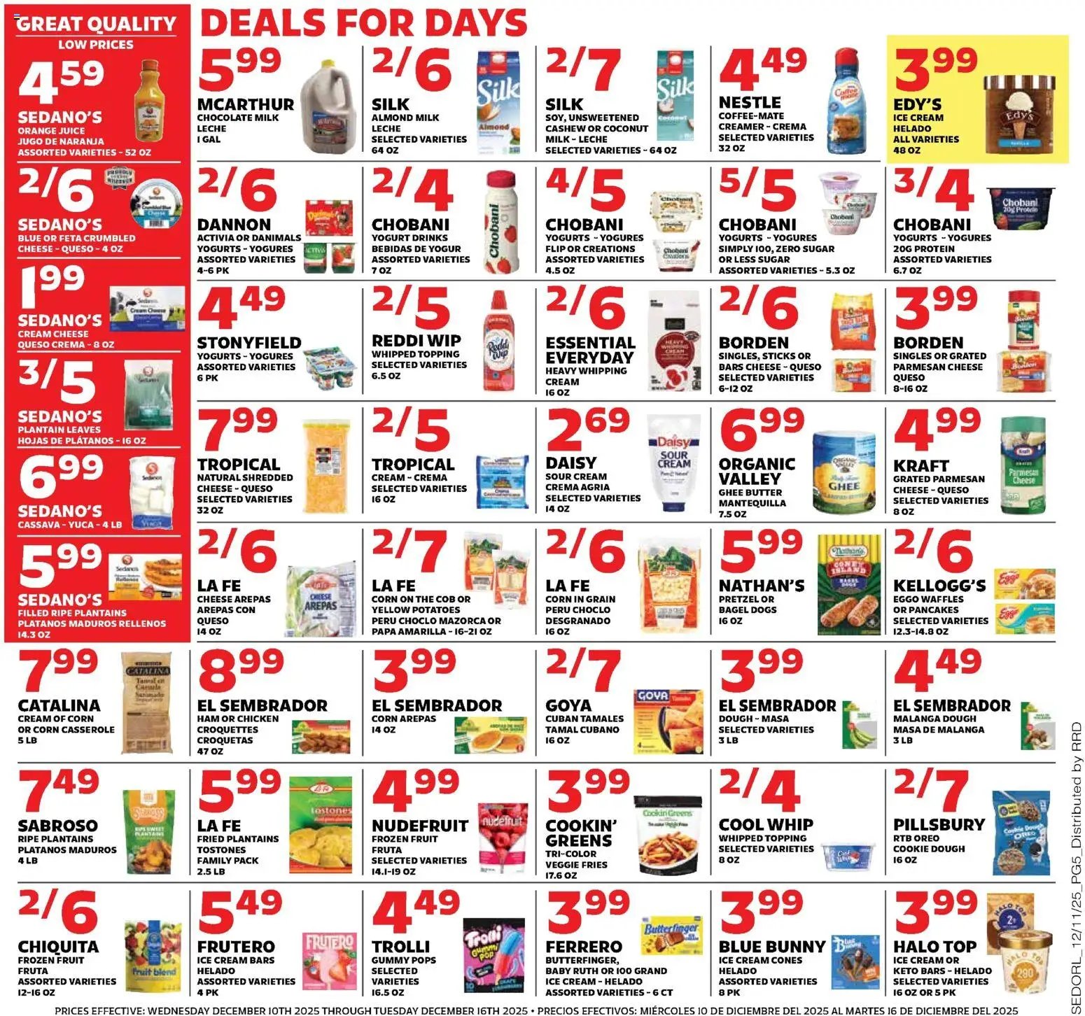 Sedano's offer from 12/10/2025 Weekly Ad