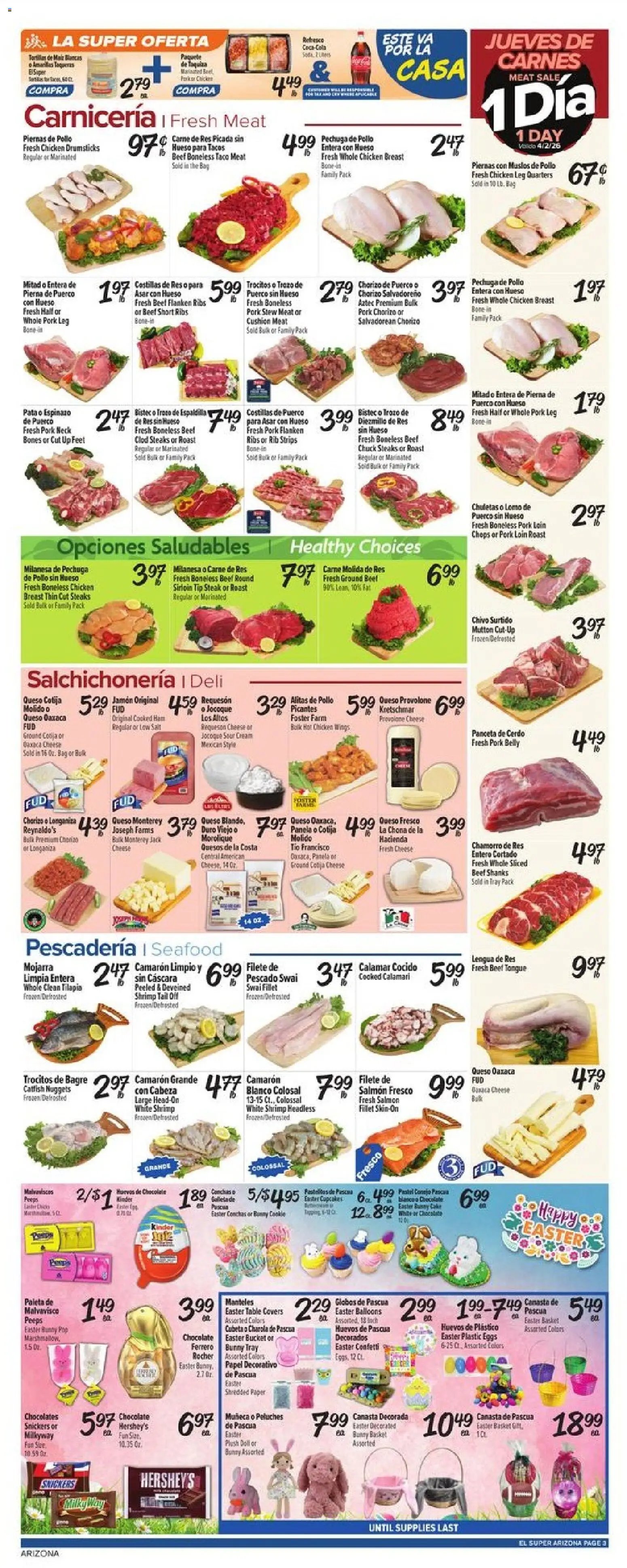 El Super offer from 04/01/2026 El Super Weekly Ad - AK