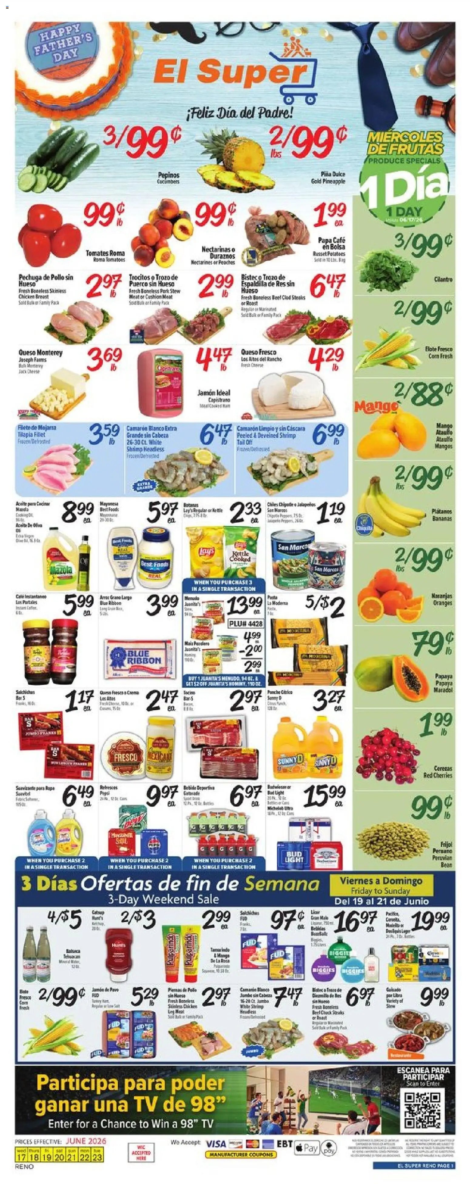 El Super offer from 06/17/2026 El Super Weekly Ad