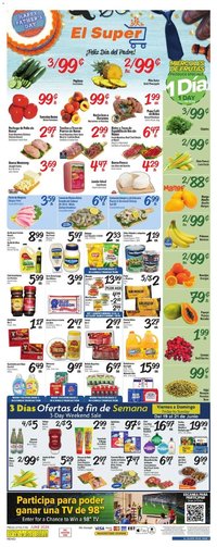 El Super offer from 06/17/2026 El Super Weekly Ad