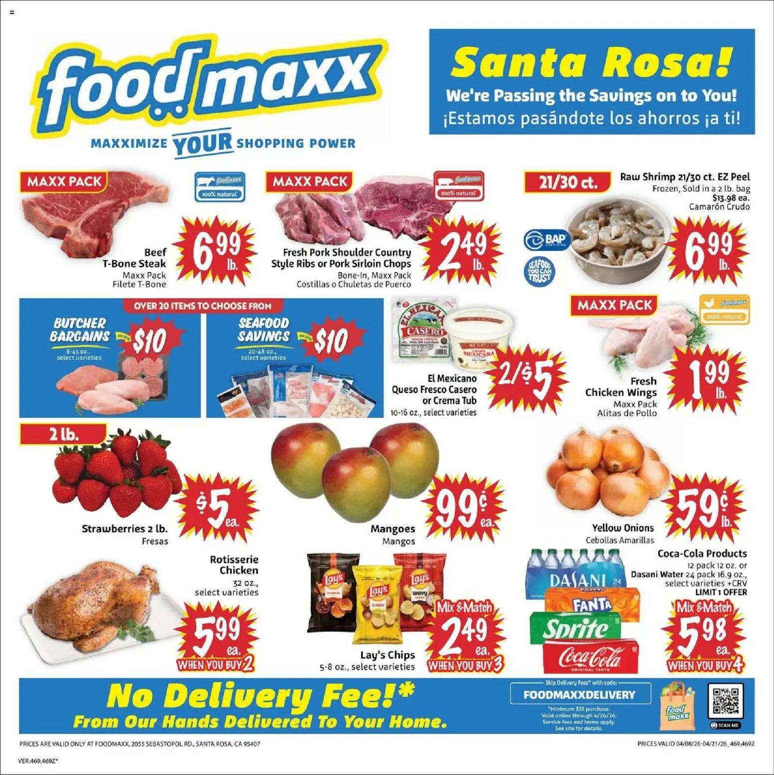 FoodMaxx offer from 04/08/2026 FoodMaxx Weekly Ad