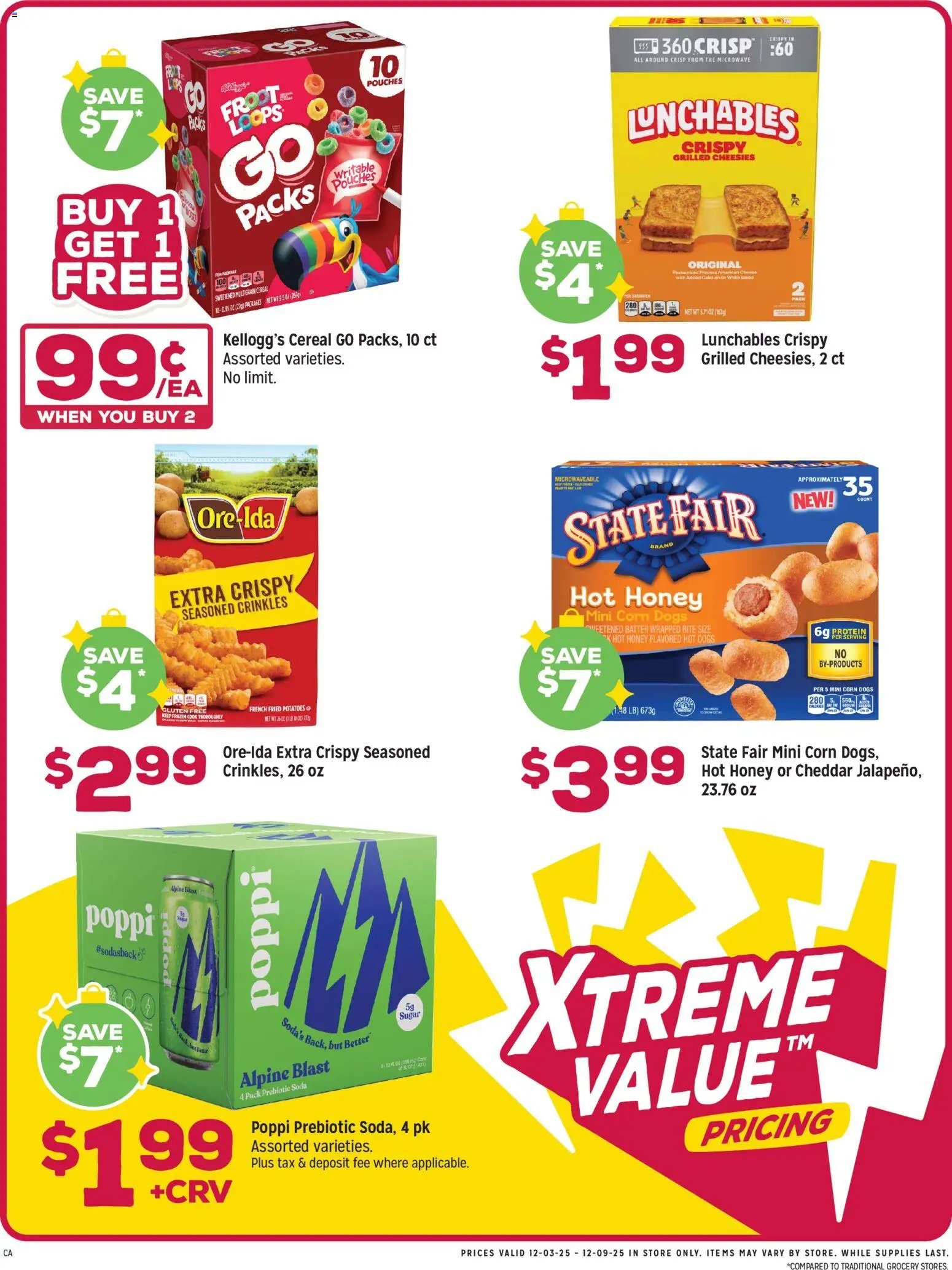 Grocery Outlet offer from 12/03/2025 Weekly Ad - CA