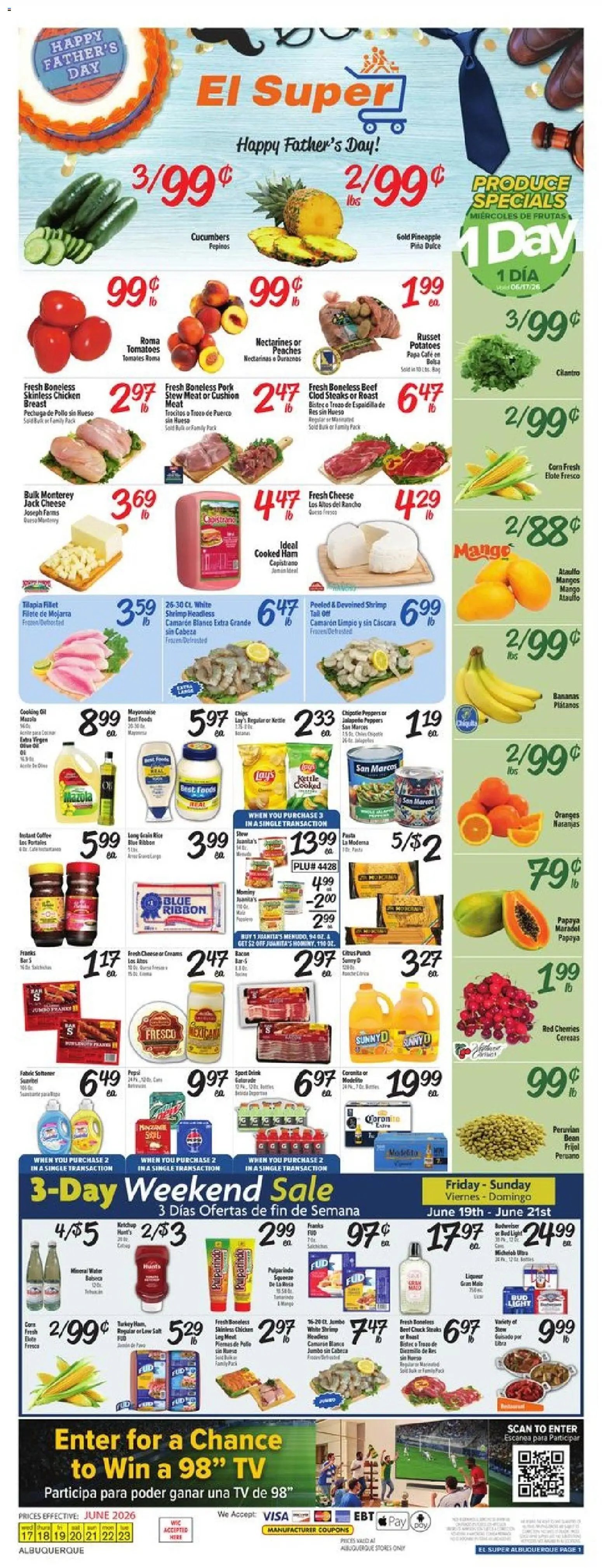 El Super offer from 06/17/2026 El Super Weekly Ad - NM