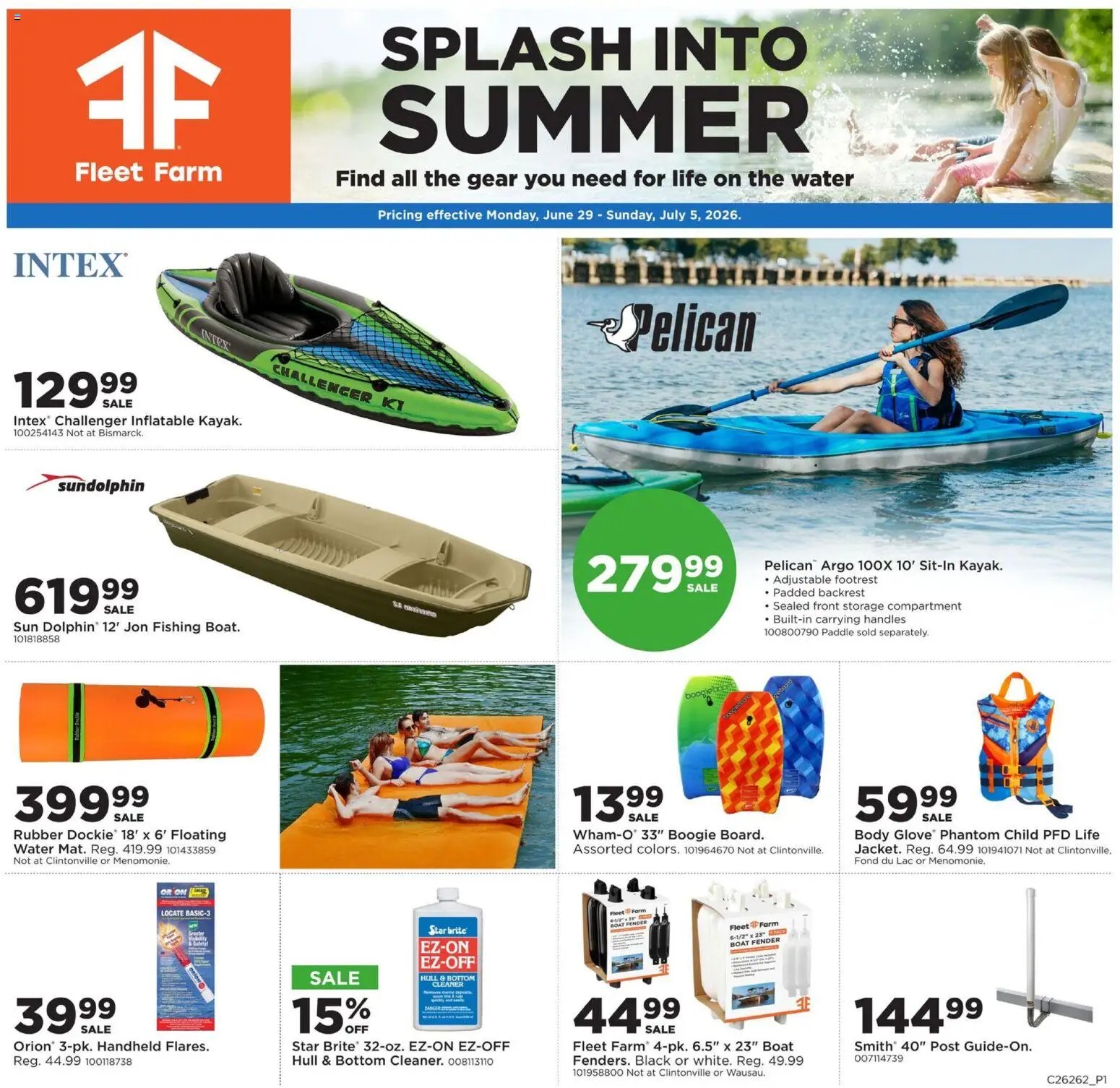 Mills Fleet Farm offer from 06/29/2026 Mills Fleet Farm Fishing & Marine