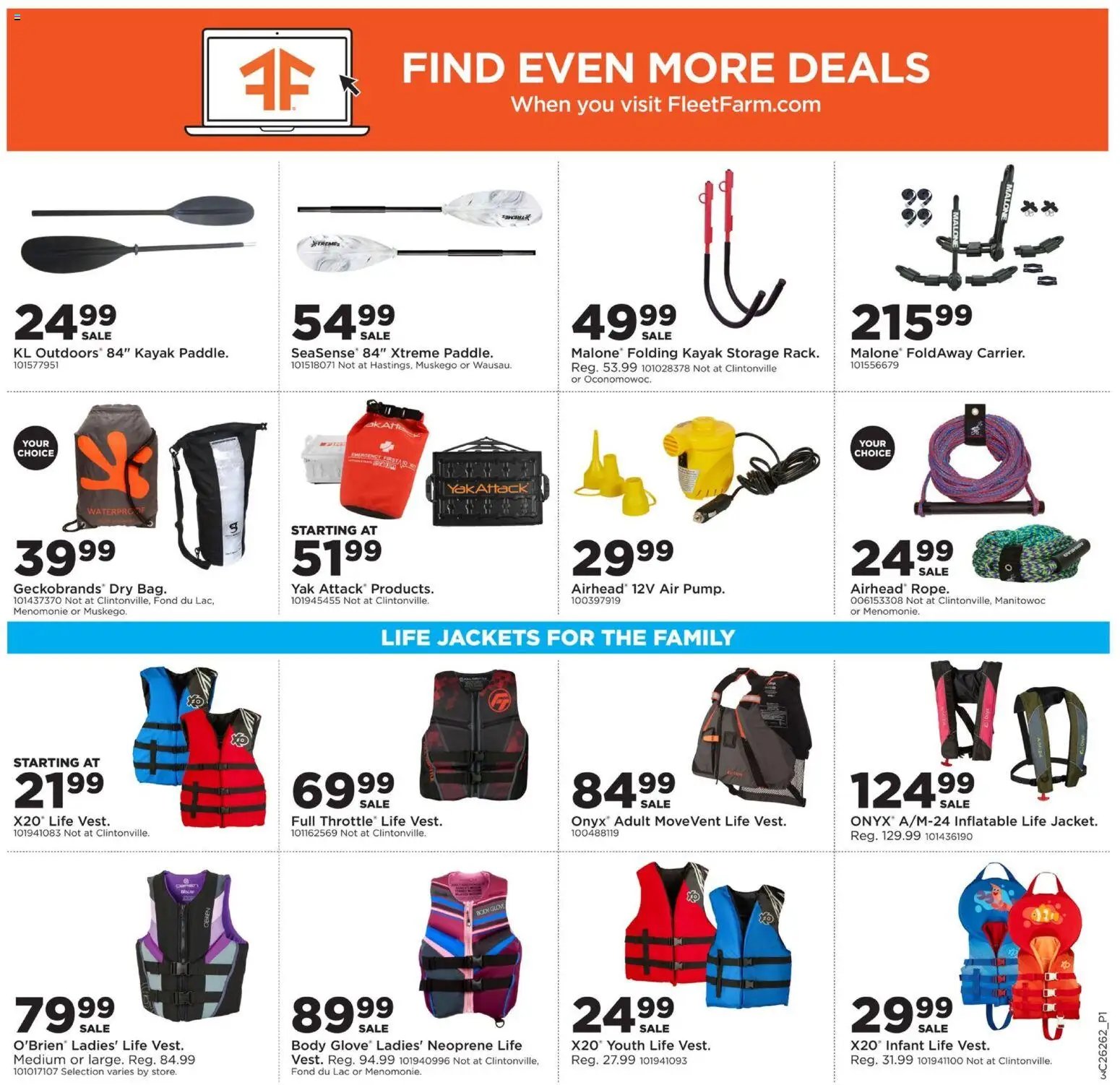 Mills Fleet Farm offer from 06/29/2026 Mills Fleet Farm Fishing & Marine