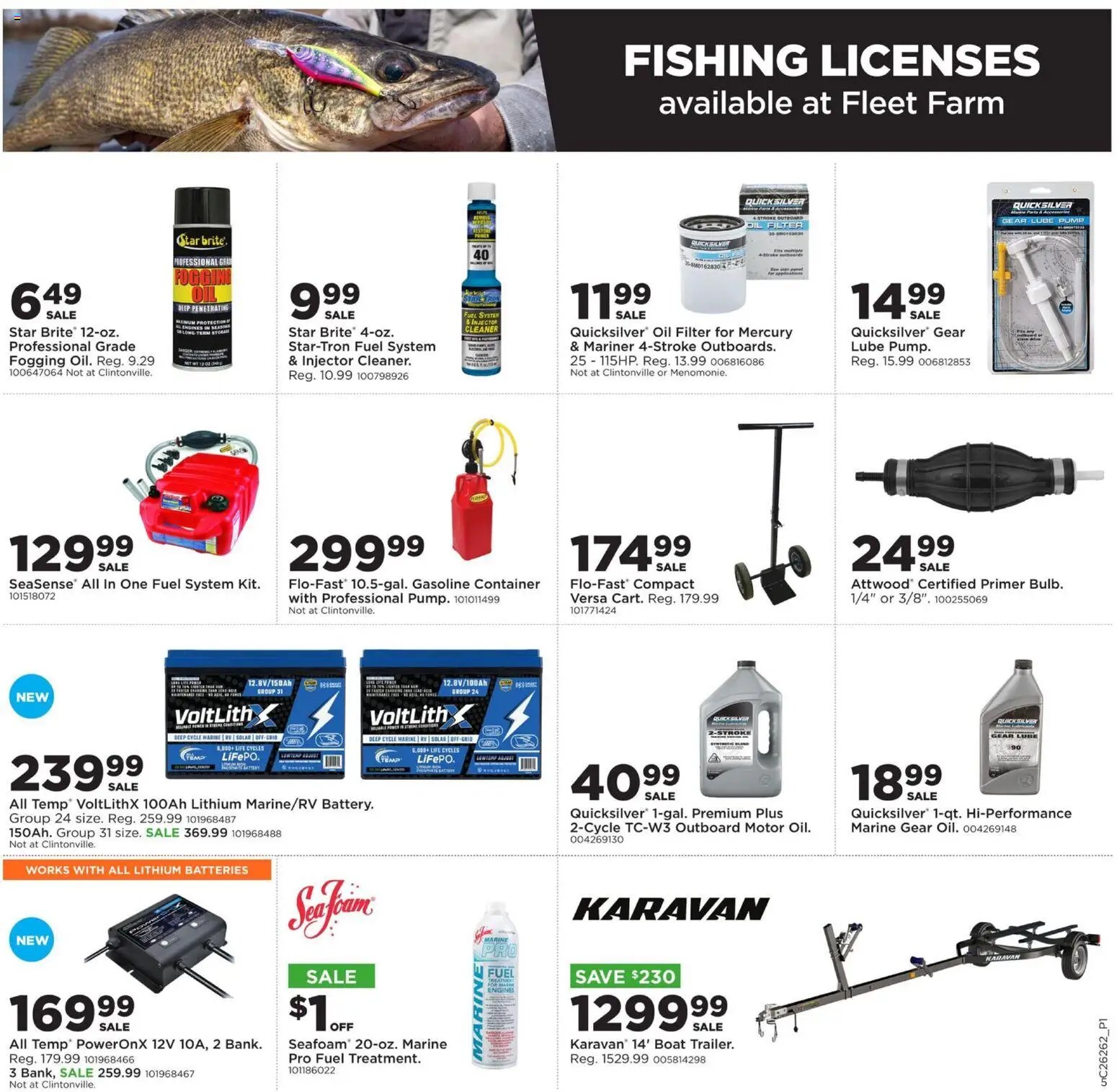 Mills Fleet Farm offer from 06/29/2026 Mills Fleet Farm Fishing & Marine